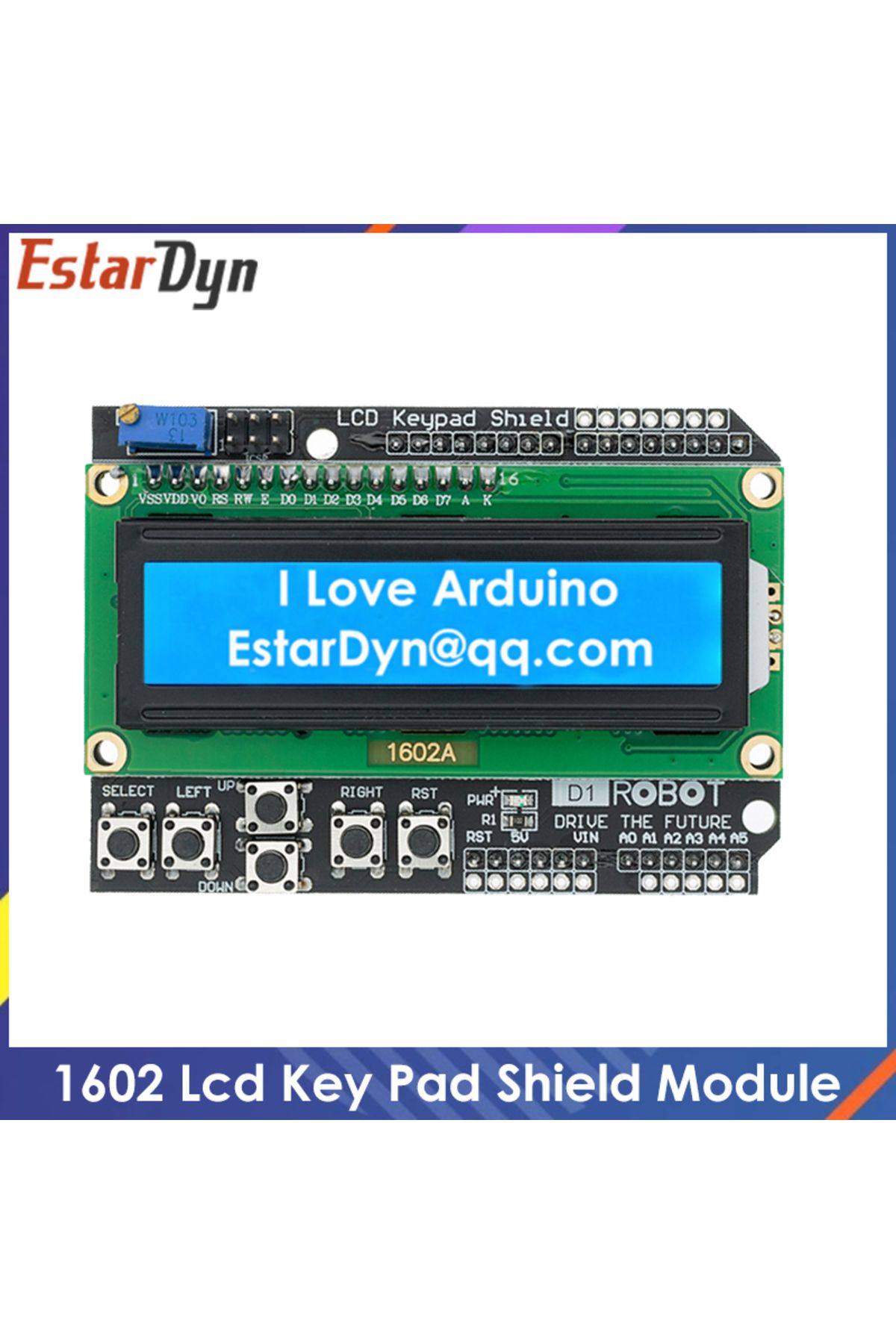 Choice-1602 شاشة LCD لوحة المفاتيح درع Lcd1602 شاشة LCD 1602 وحدة لاردوينو Atmega328 Atmega2560 التوت... 1