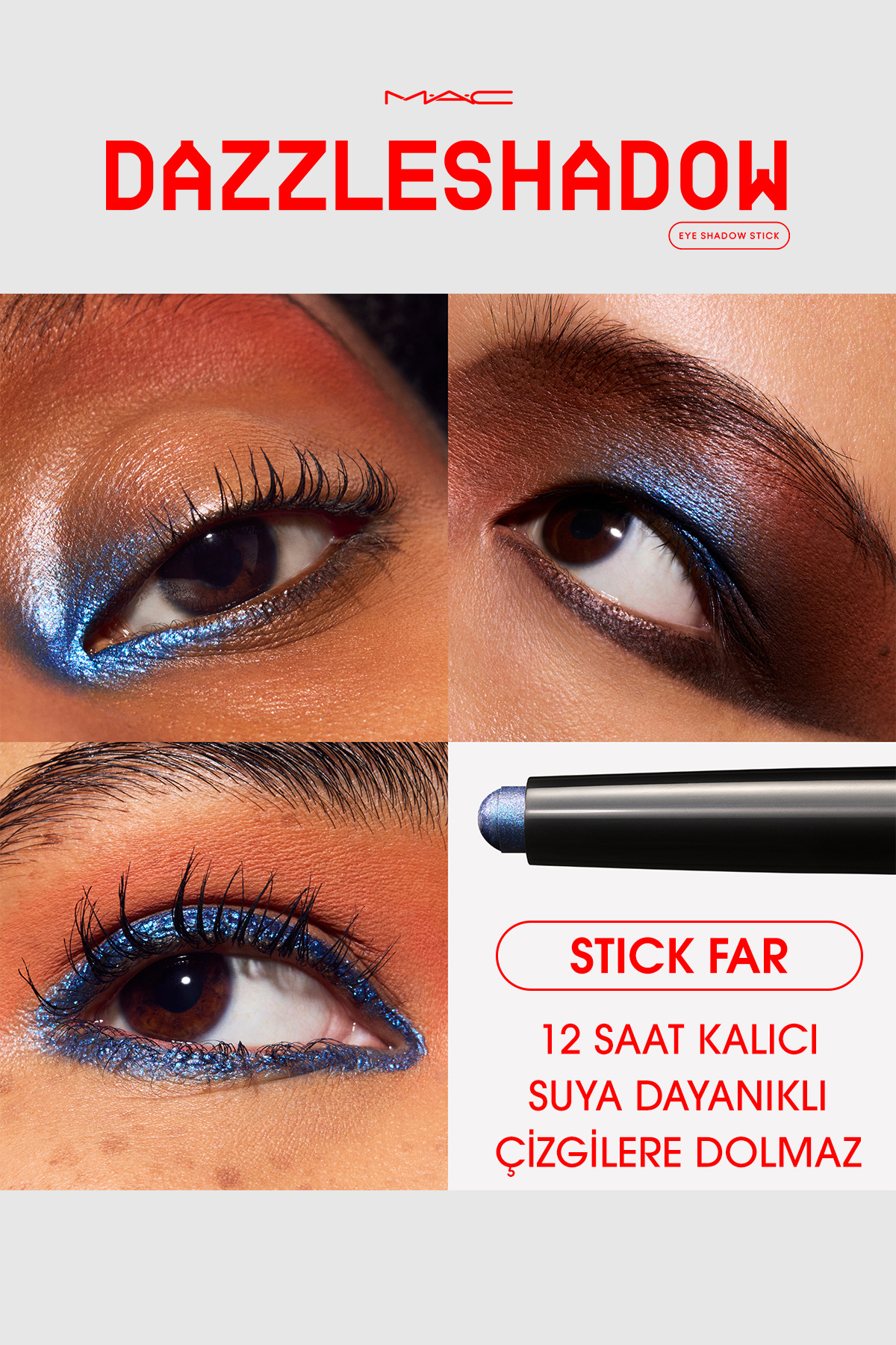 Dazzleshadow Stick Eyeshadow / BEDAZZLED DENIM — رنگارنگ 133688 — تصویر 2 از 3