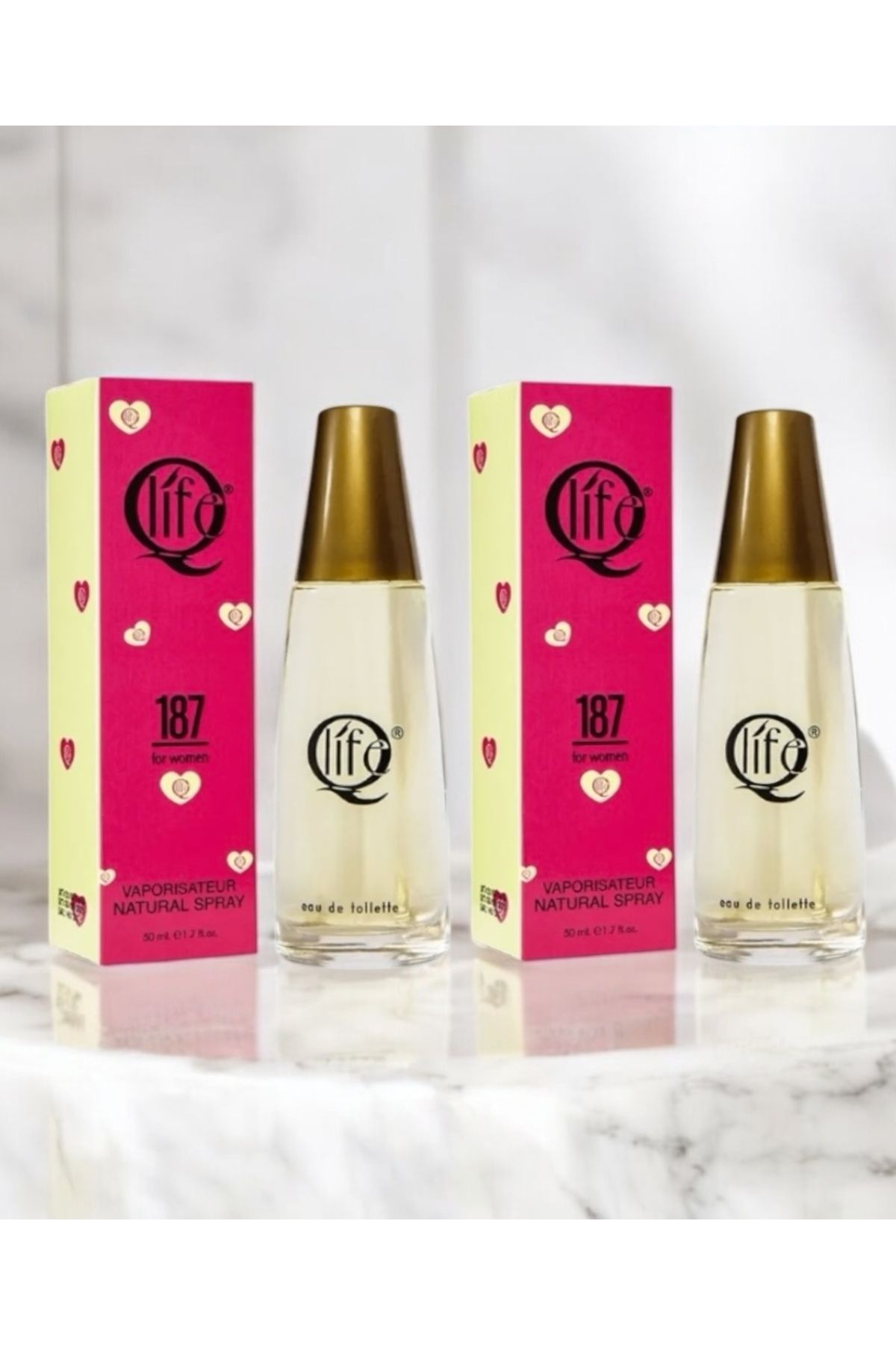 Qlife No:187  Candy Kadın Parfüm 2 Adet 50 Ml