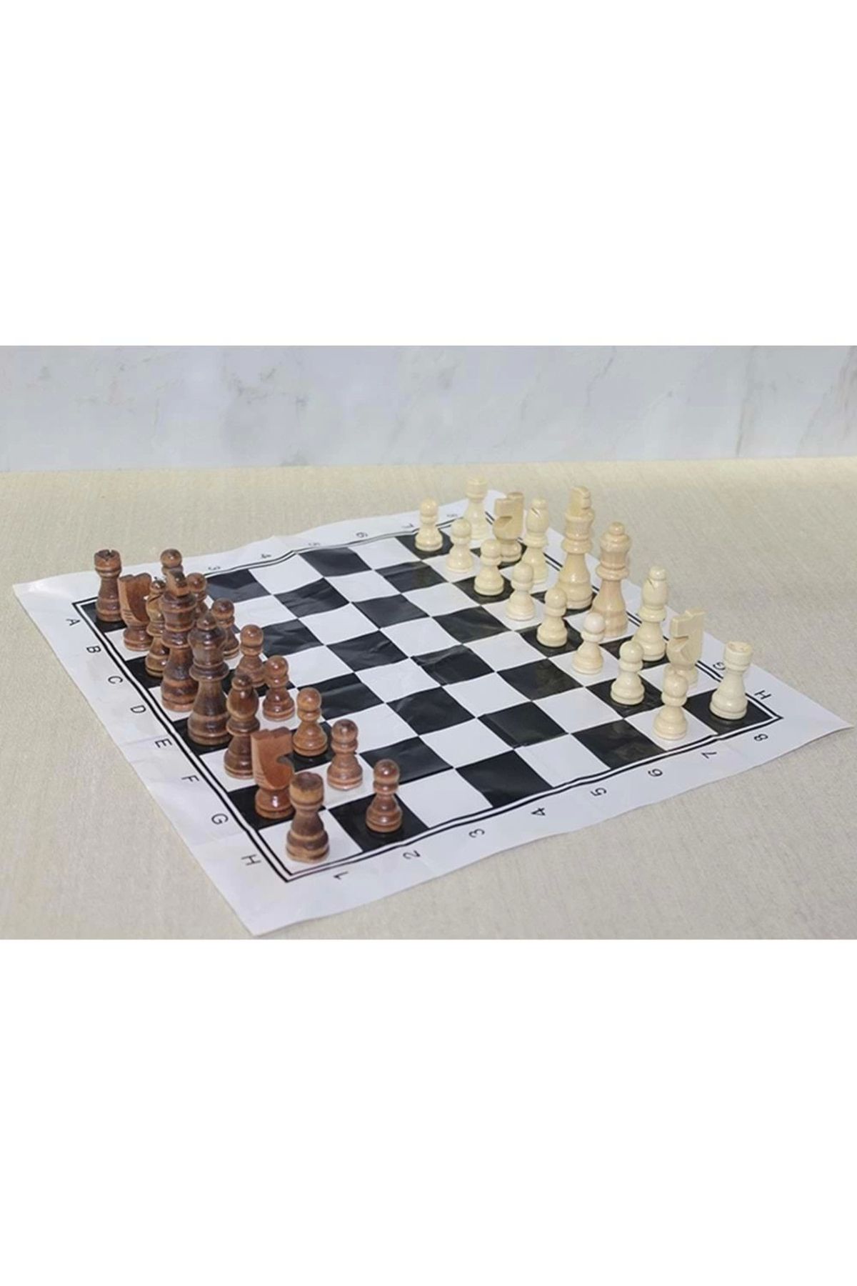 dododan Ahşap Satranç Taşı 9 Cm