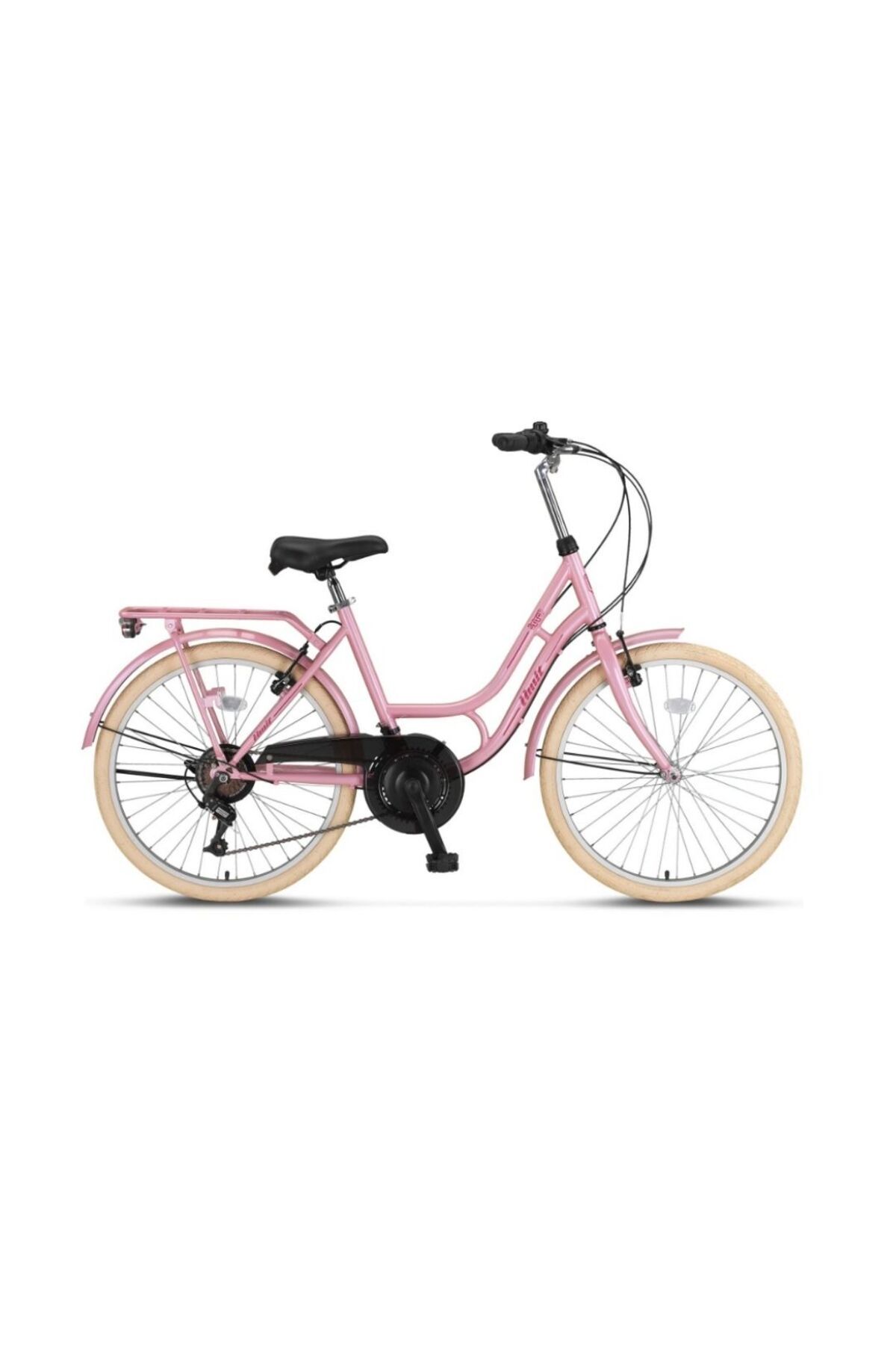 Ümit Bisiklet Ümit Stitch - 26'' Jant Lady Kadro Şehir Bisikleti - Pembe