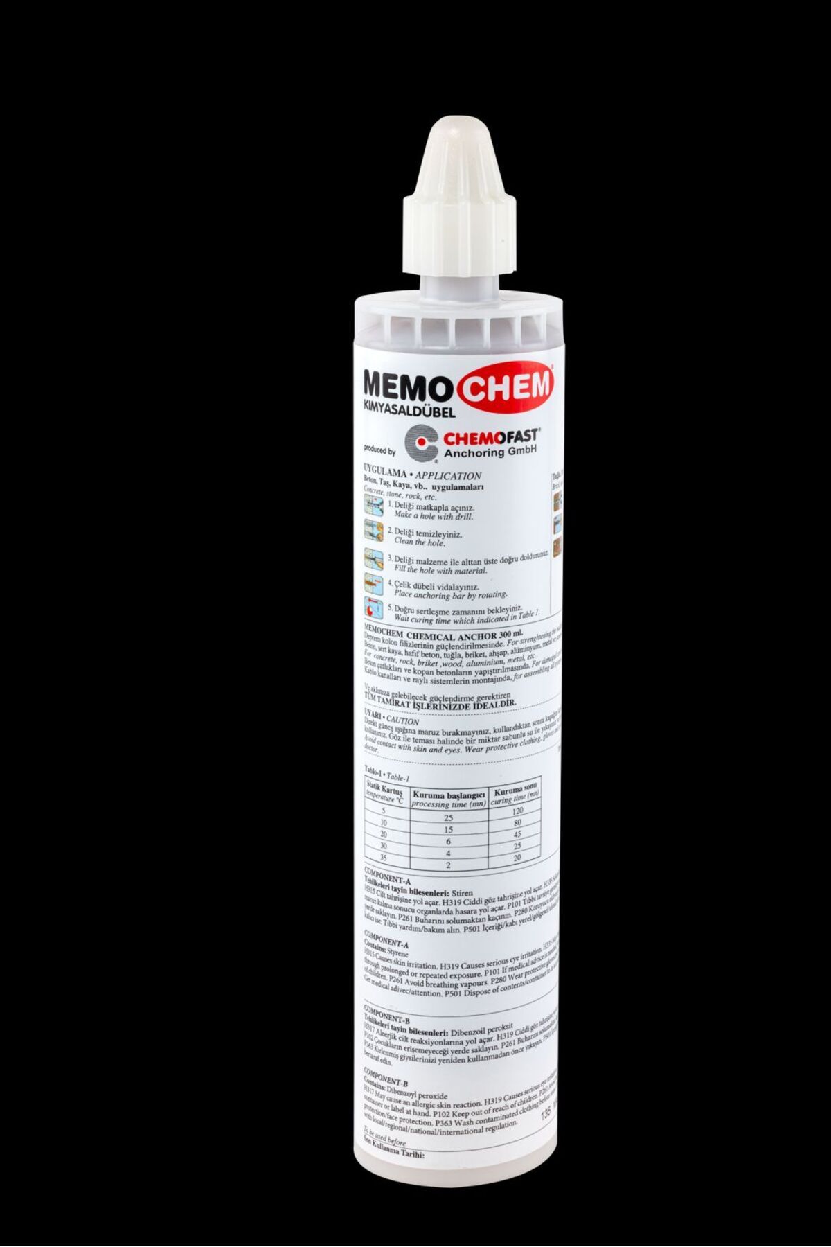 NP1 MEMOCHEM KİMYASAL DUBEL 300 ML