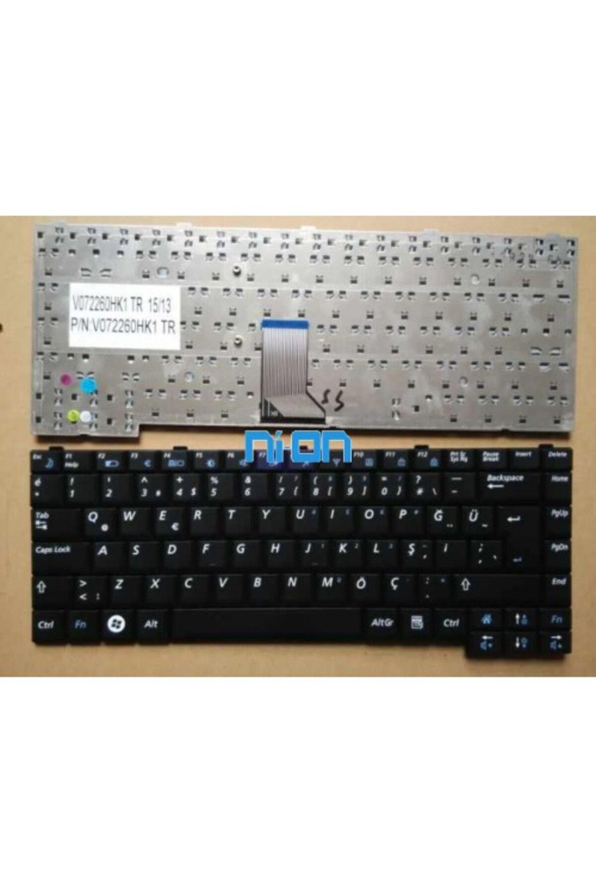 NION Samsung P500 , Samsung P510 uyumlu Notebook Klavye (Siyah TR)