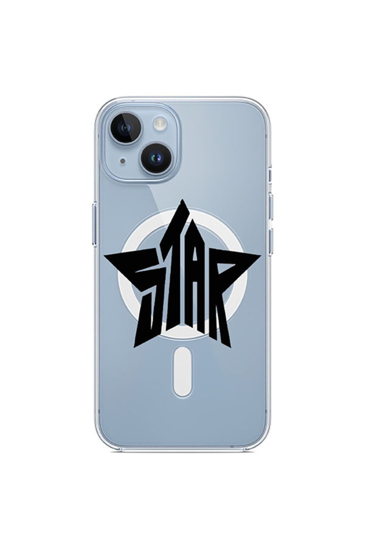 NAZLI HEDİYE ıphone 13/14 star desenli mag safe kılıf