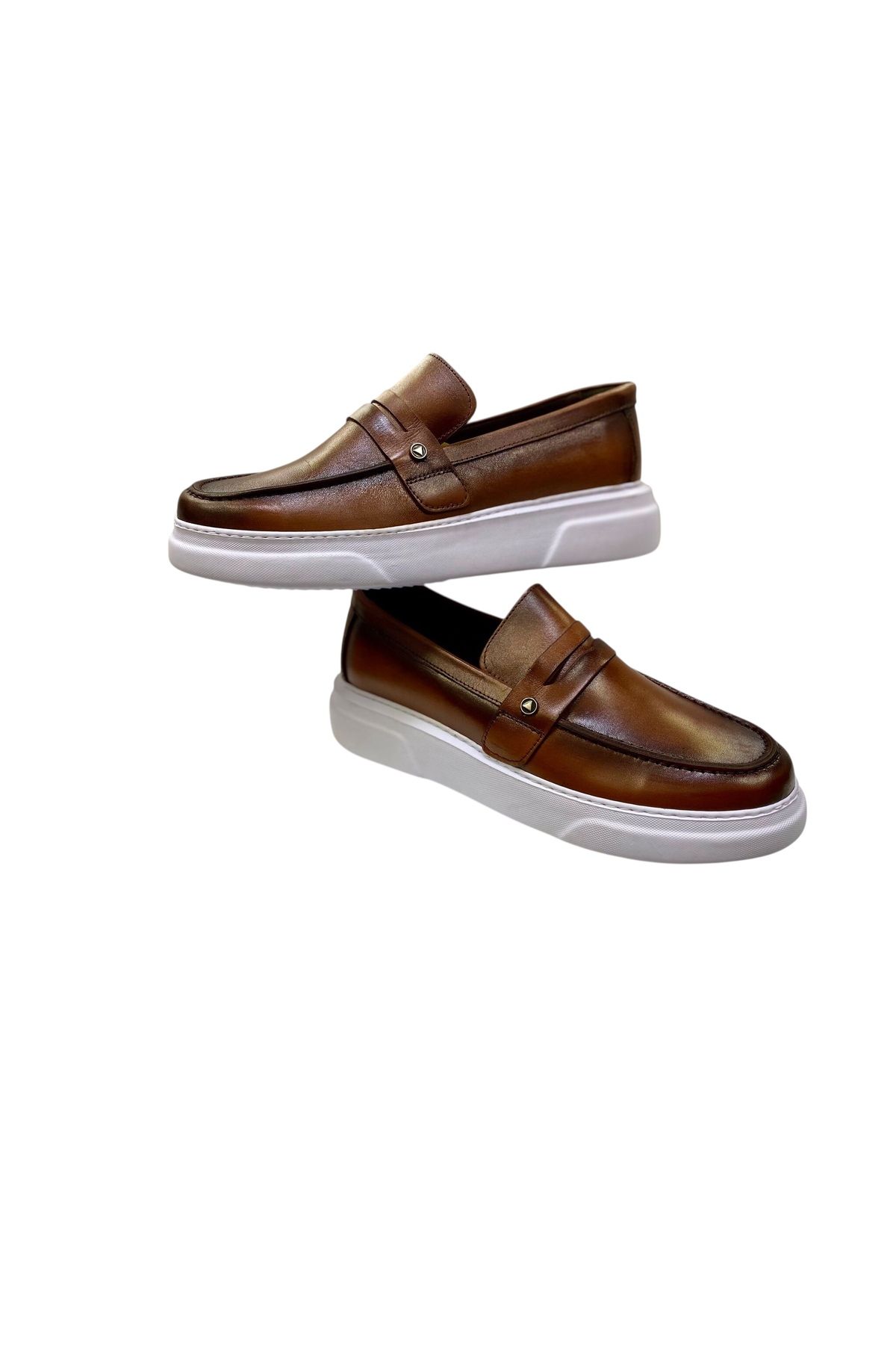 SULA ERKEK MAKOSEN SNEAKERS DERİ TABA İÇİ DERİ DİKİŞLİ POLİ TABAN