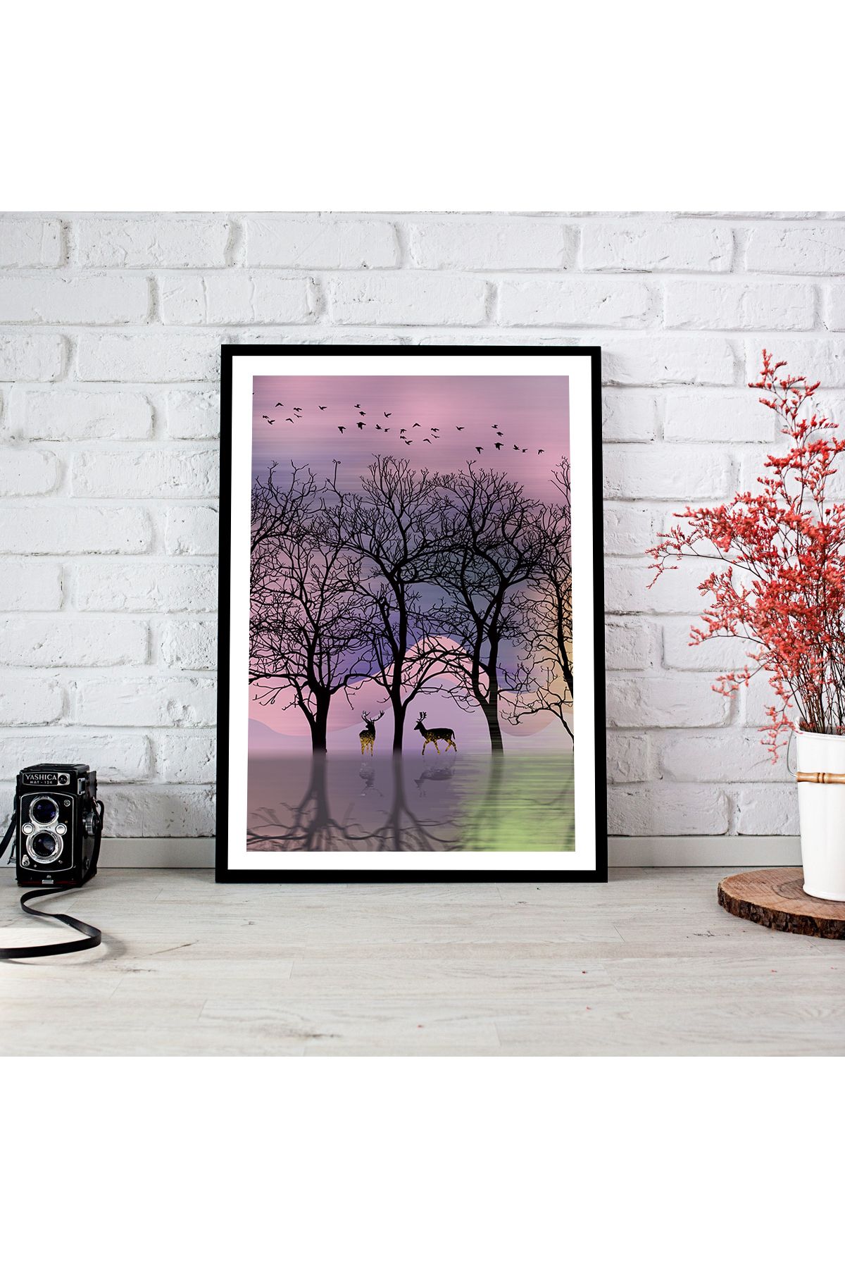 woodsia Ahşap MDF Poster Tablo Çerçevesiz MDF_TEK1082