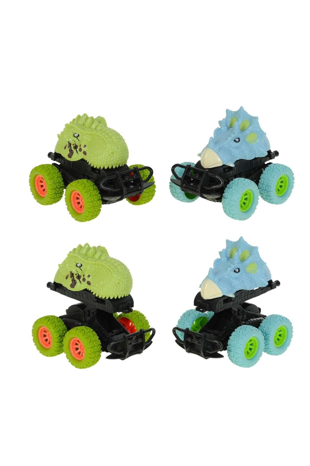 hak-iş oyuncak-Friction Bass Pull Small Dinosaur Car 2