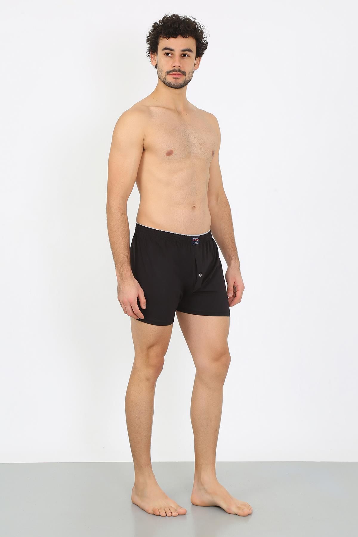 Celira Erkek Penye Boxer Siyah 40091