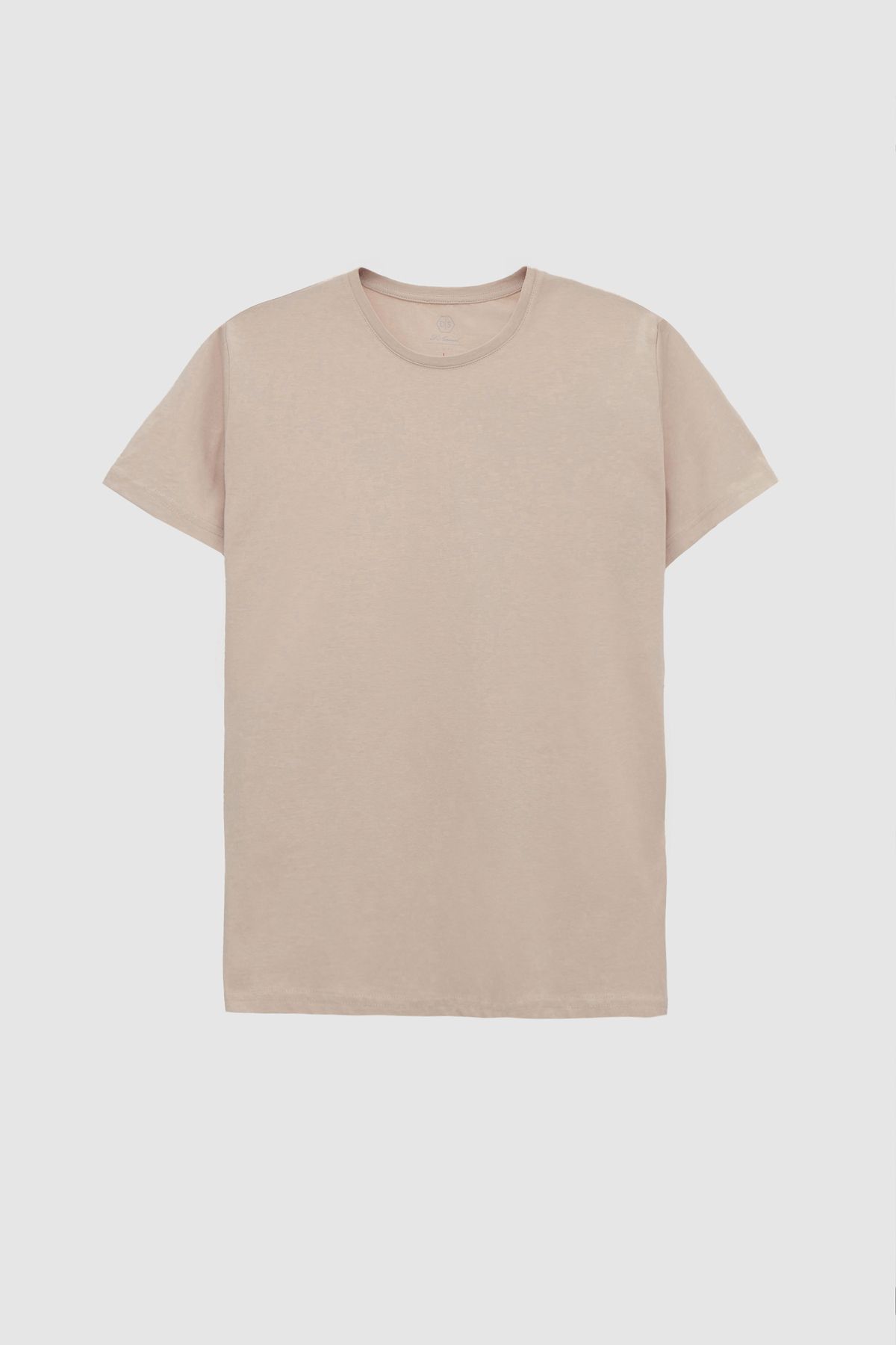 D'S Damat Ds Damat Relaxed Fit Bej %100 Pamuk T-Shirt