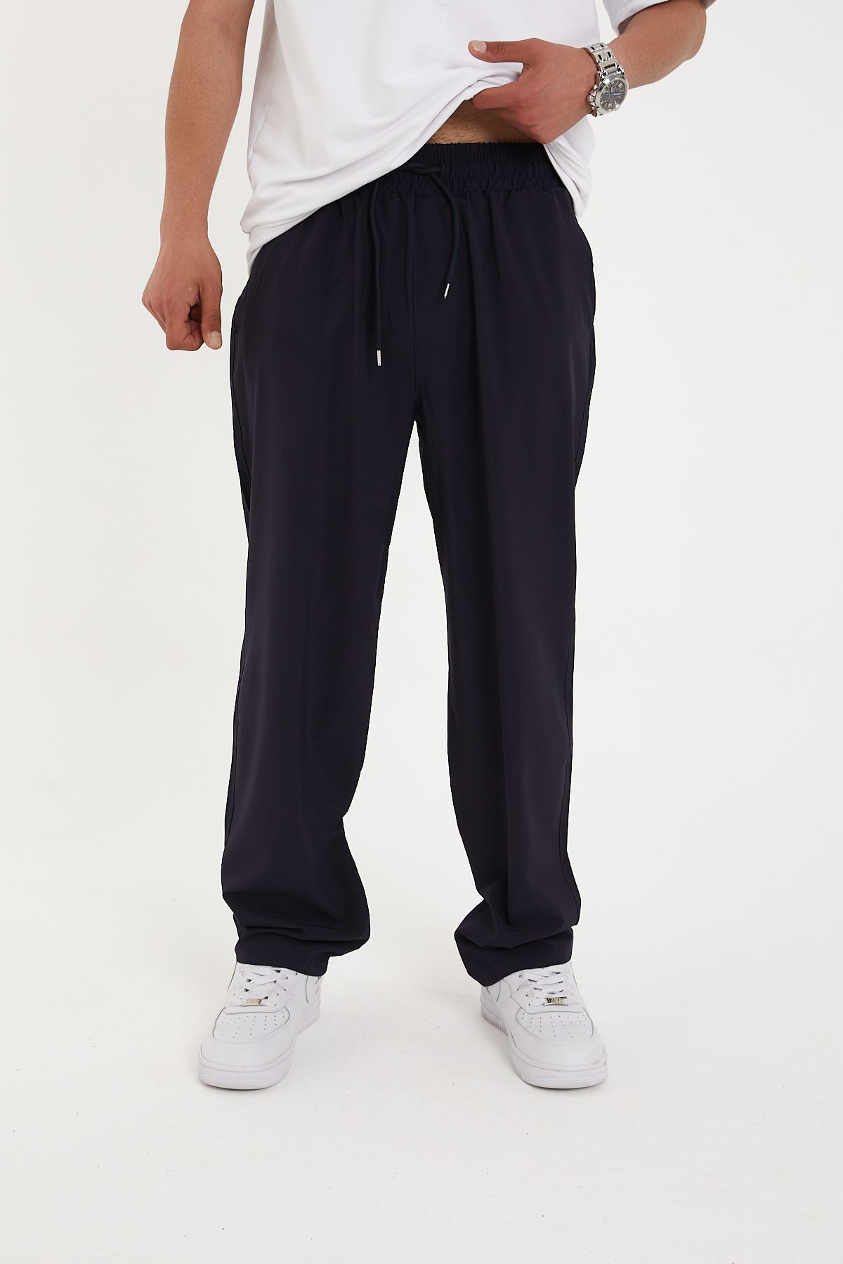 Pavotti Erkek Baggy Pantolon Bel Lastikli Paraşüt Kumaş