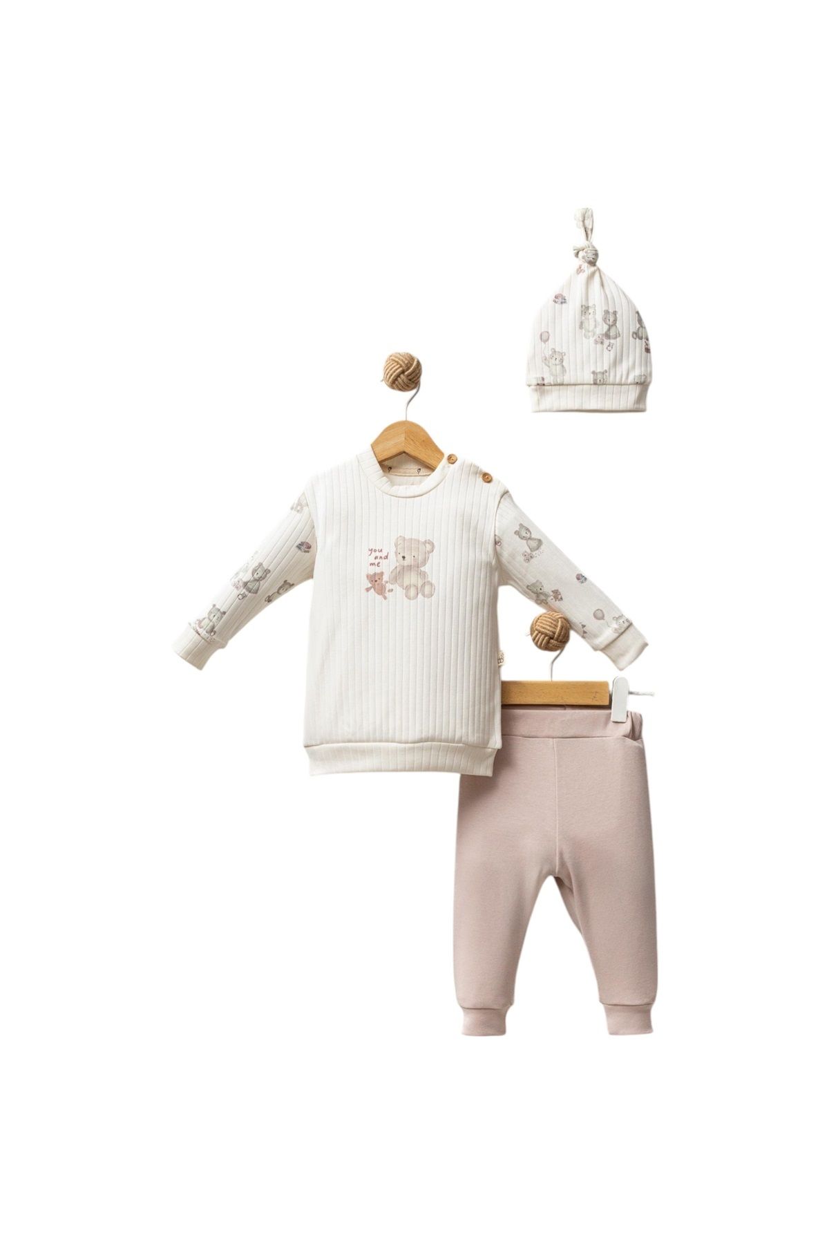 gültekin bebe 3-18 Ay You And Me Ayıcık İkili Takım-2802220