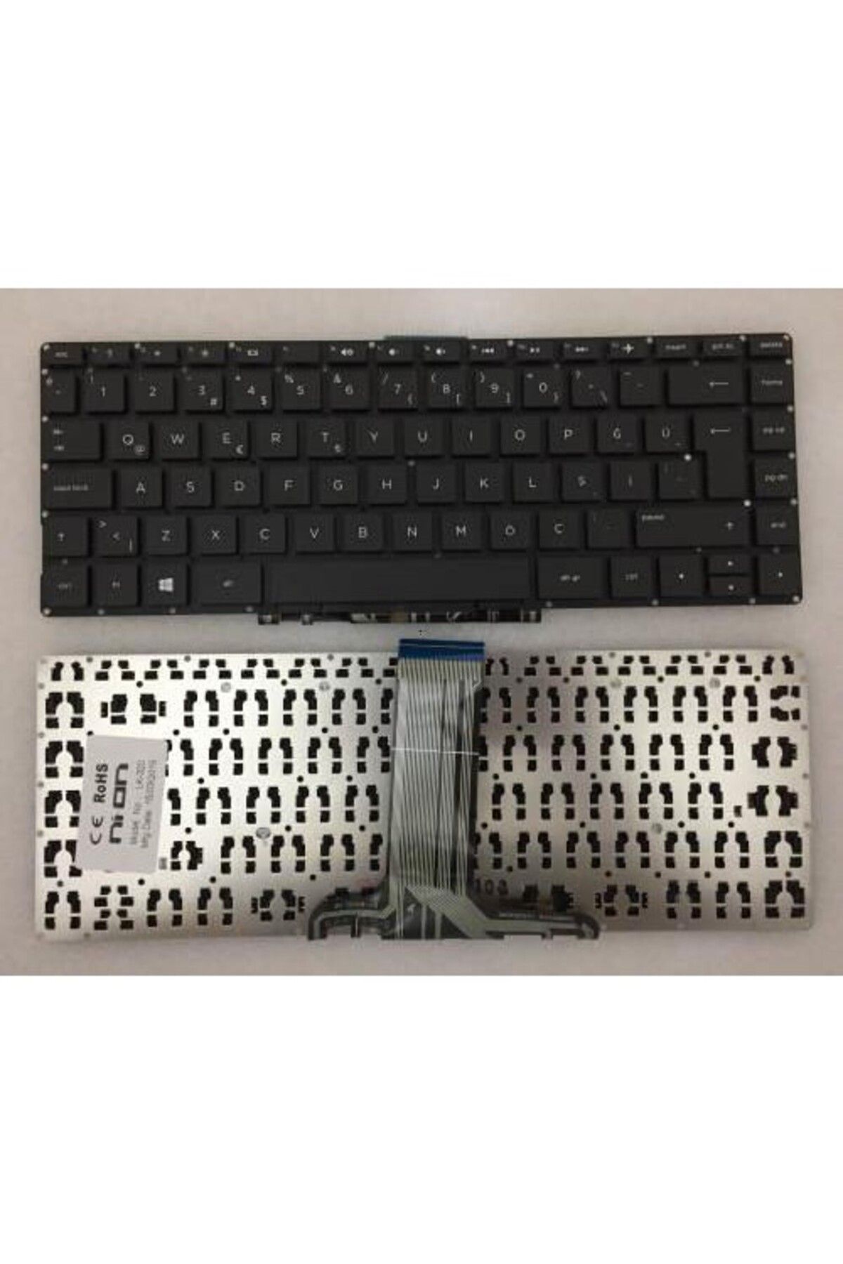 NION Hp X360 13-S100NT N7H88EA uyumlu Notebook Klavye (Siyah TR)