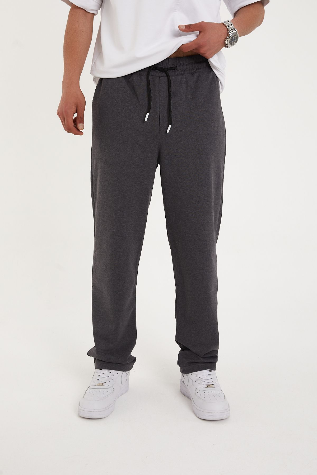 Pavotti Erkek Baggy Eşofman Altı İki İplik