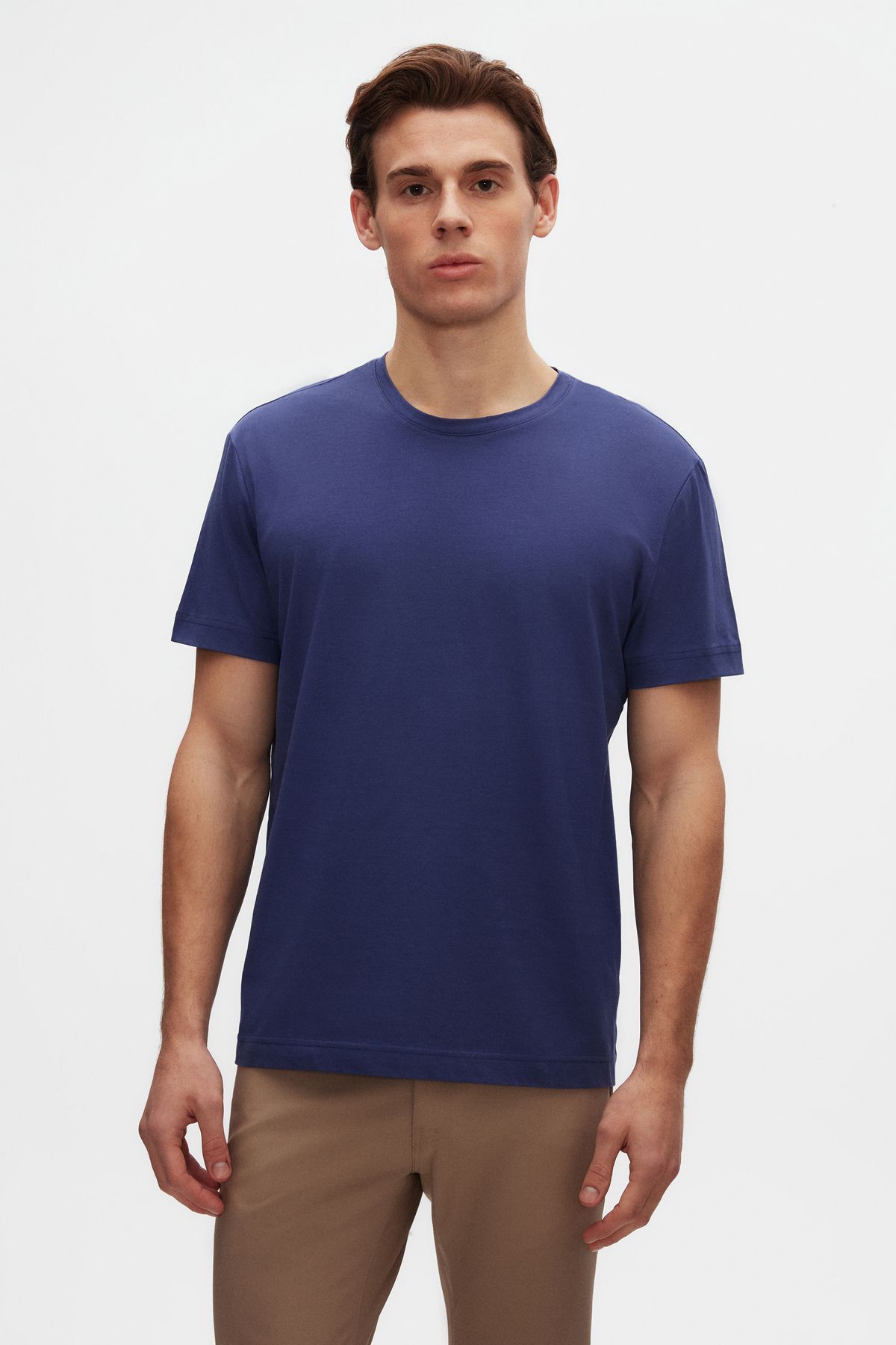 D'S Damat Ds Damat Relaxed Fit Mor %100 Pamuk T-Shirt