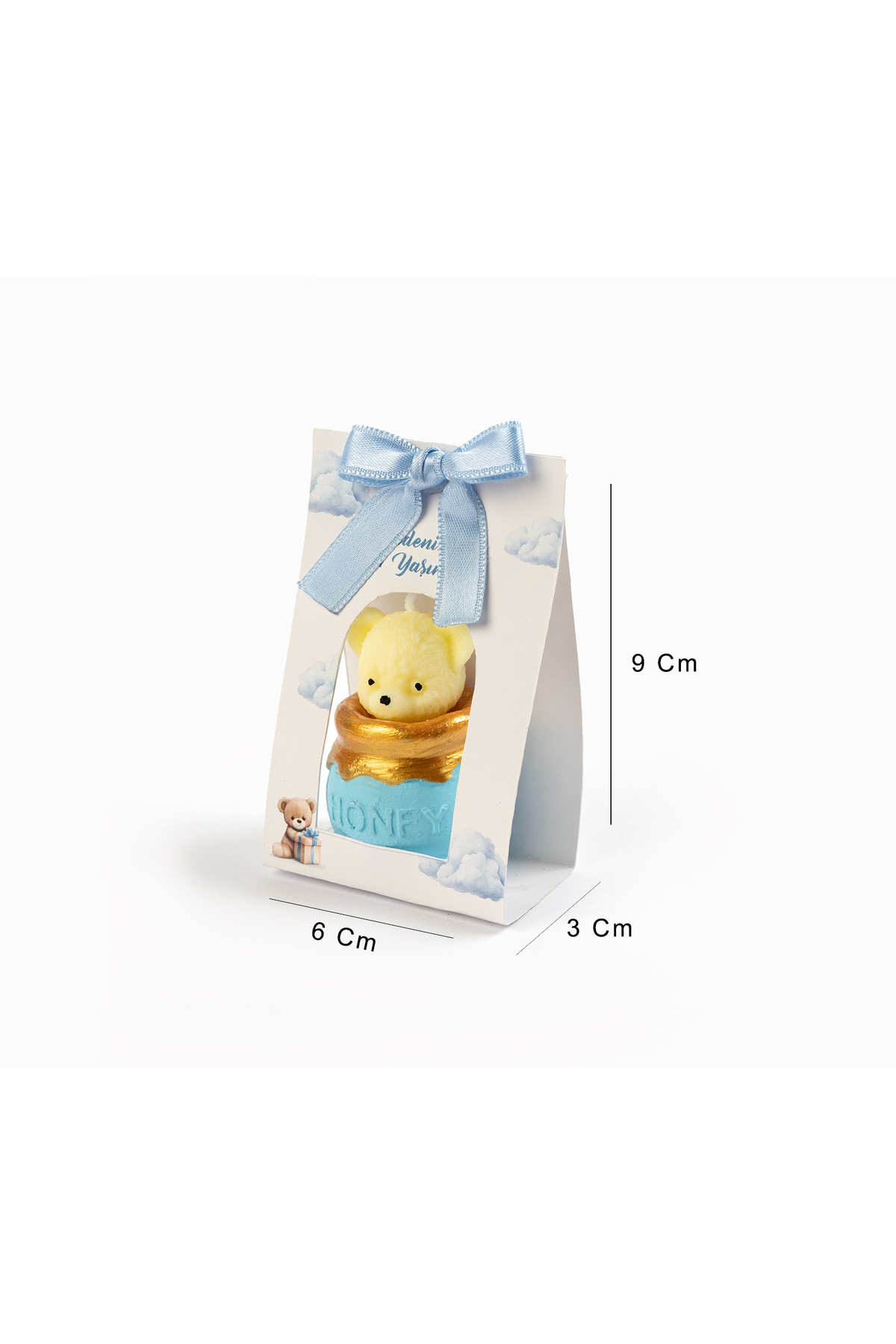 kuponaksesuar Mevlüt Doğum Günü Bebek Mevlidi Hediyeliği Mini Bal Küpü Mum 10 Adet fotoğrafı 4 (önizleme)