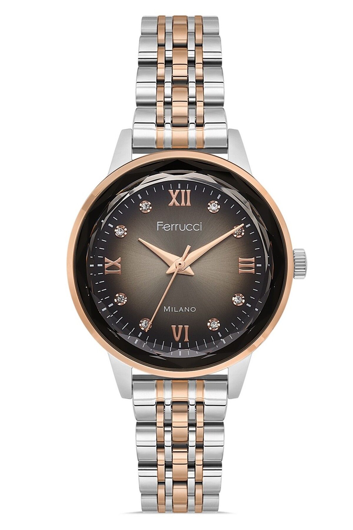 Ferrucci KADIN KOL SAATİ FC102401113M.06640003 GÜMÜŞ-ROSE