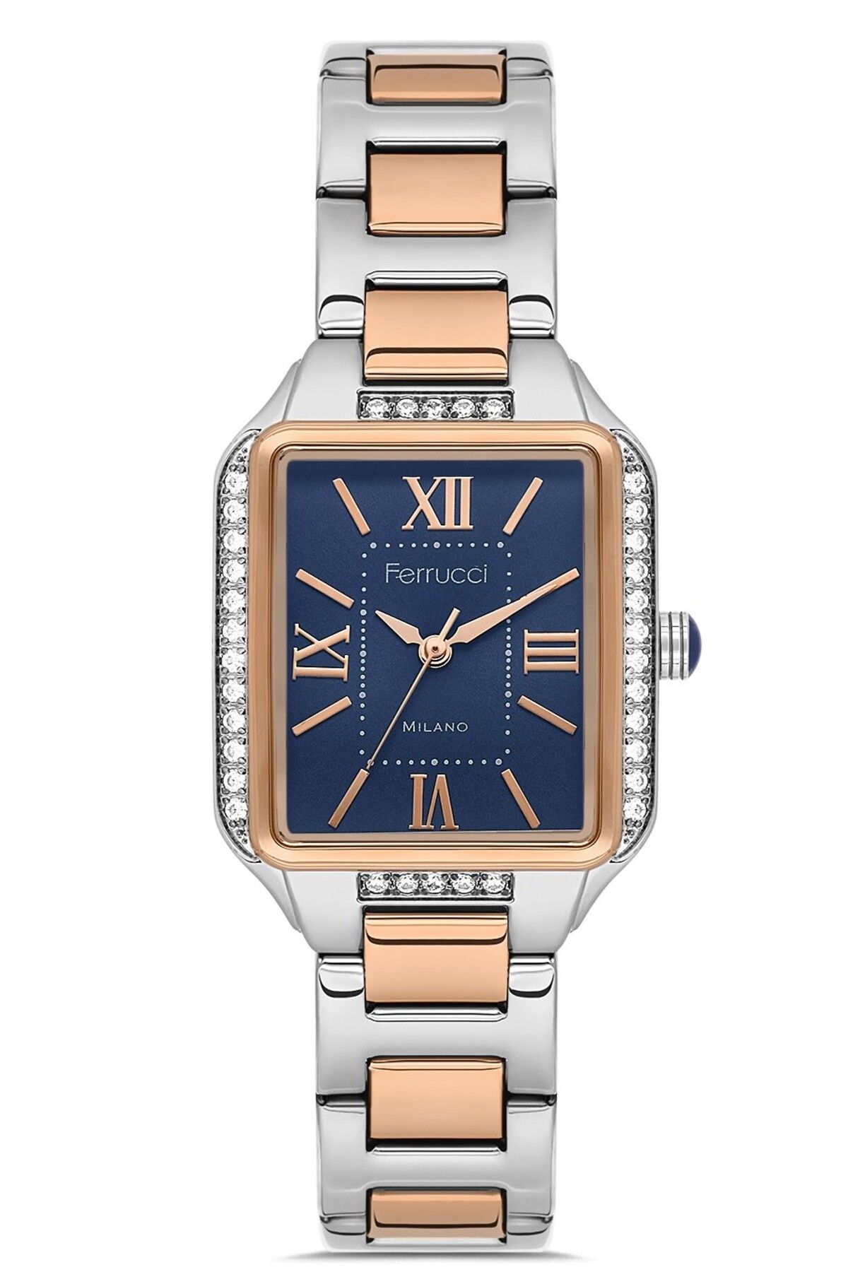 Ferrucci KADIN KOL SAATİ FC102403406M.06640003 GÜMÜŞ-ROSE