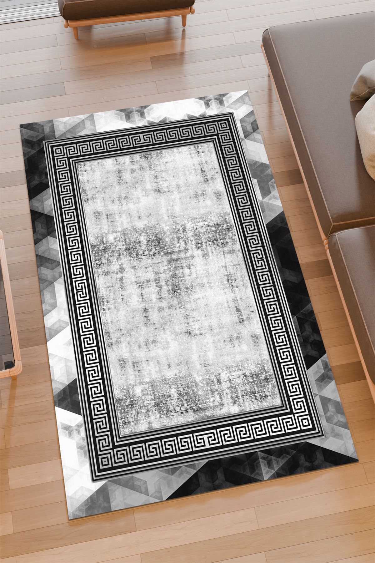 Halıcıoğlu home Dijital Baskı Makinede Yıkanabilir Kaymaz Taban Salon Halısı Yatak Odası Halısı & Yolluk Modelleri