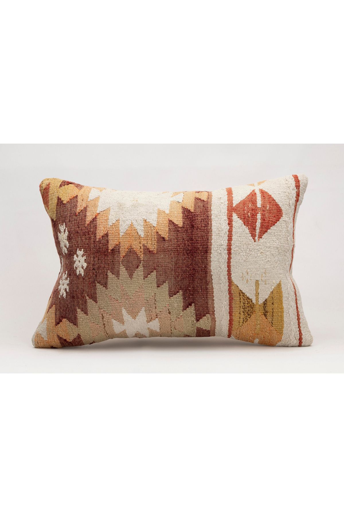 Kilim Whole Sale El Yapımı Kilim'den Yapılmış Vintage Yastık Kırlent Kılıfı, 40x60 cm