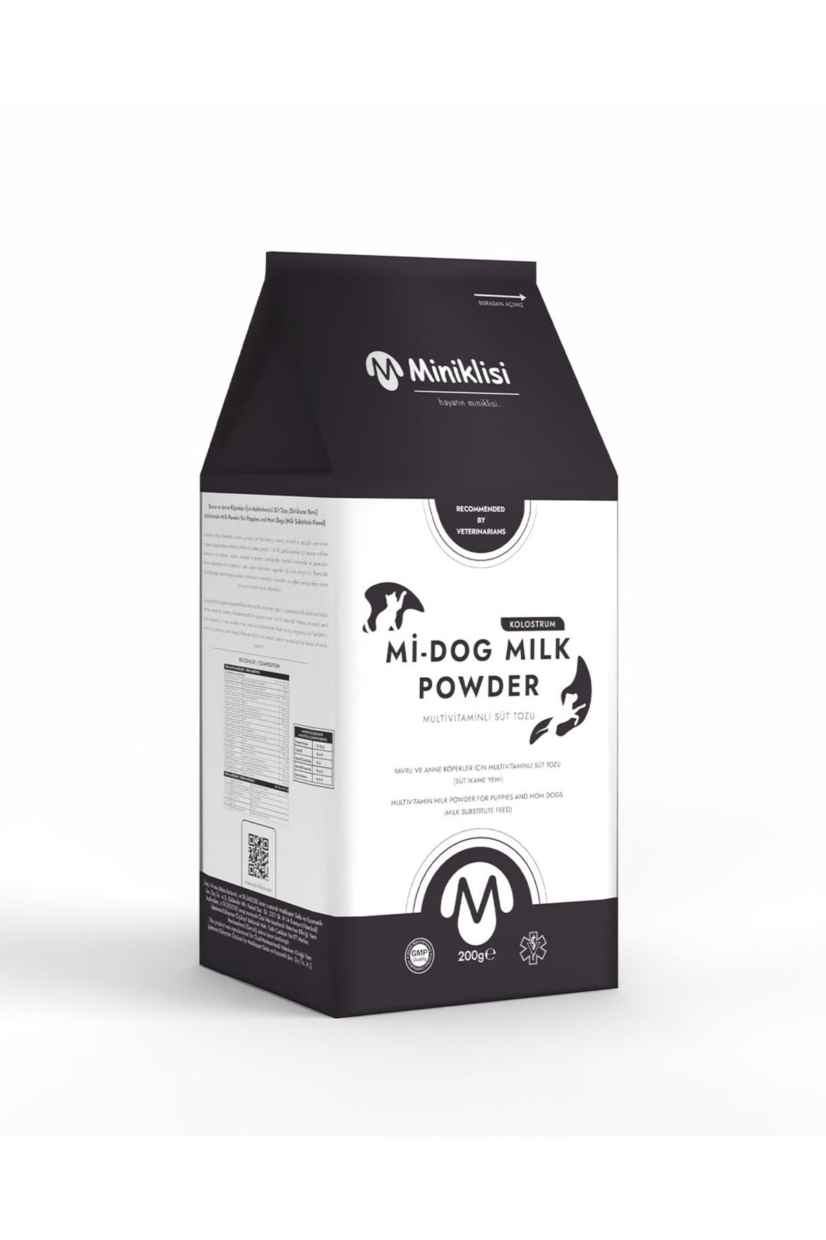 Miniklisi Mi-Dog Milk Powder Kolostrumlu Köpek Süt Tozu 200g