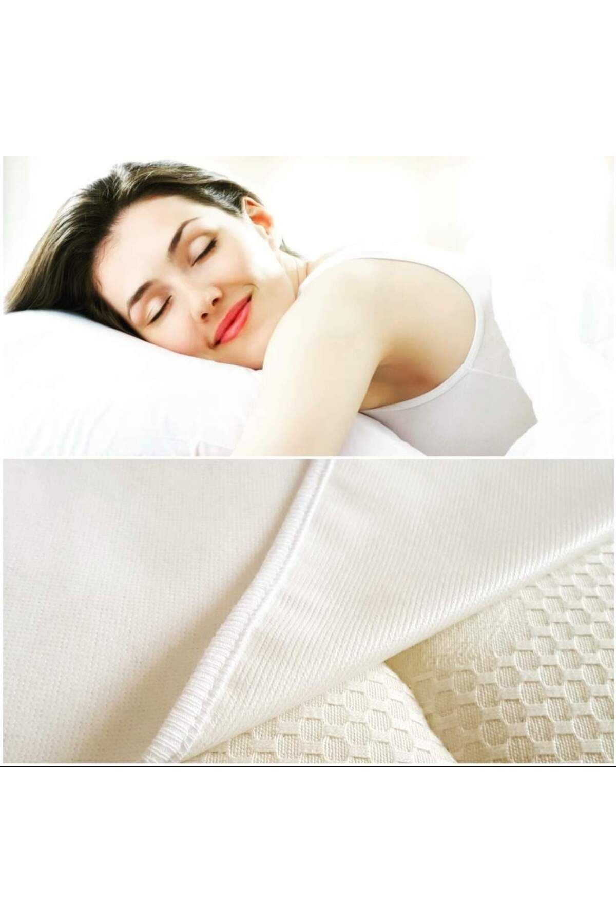 Simple. The Pillow 160*200 cm Çift Kişilik Yatak Alezi Sıvı Geçirmez Yatak Koruyucu Çarşaf Üstü Havlu Kumaş