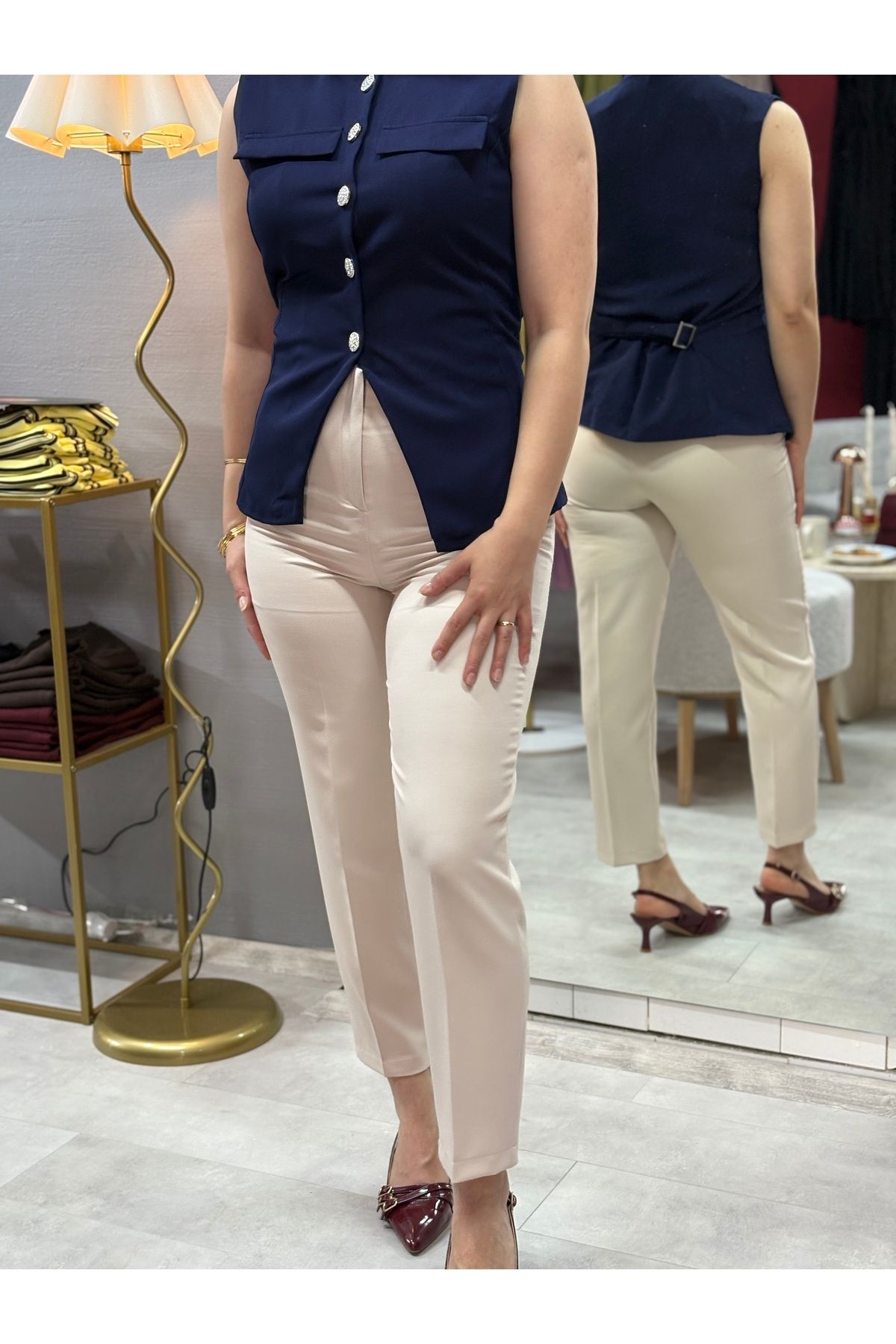 SİSU BOUTIQUE Pens Detaylı Pantolon