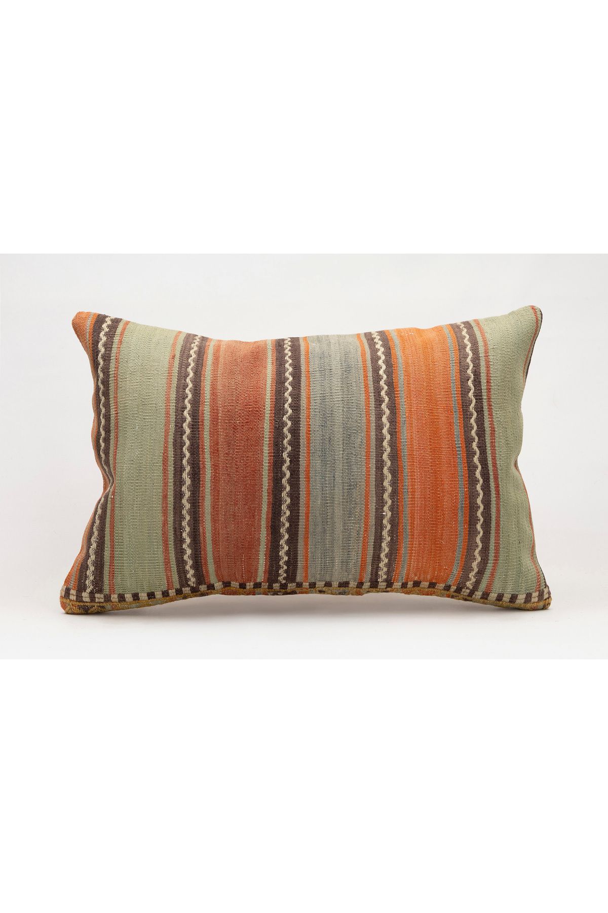 Kilim Whole Sale El Yapımı Kilim'den Yapılmış Vintage Yastık Kırlent Kılıfı, 40x60 cm