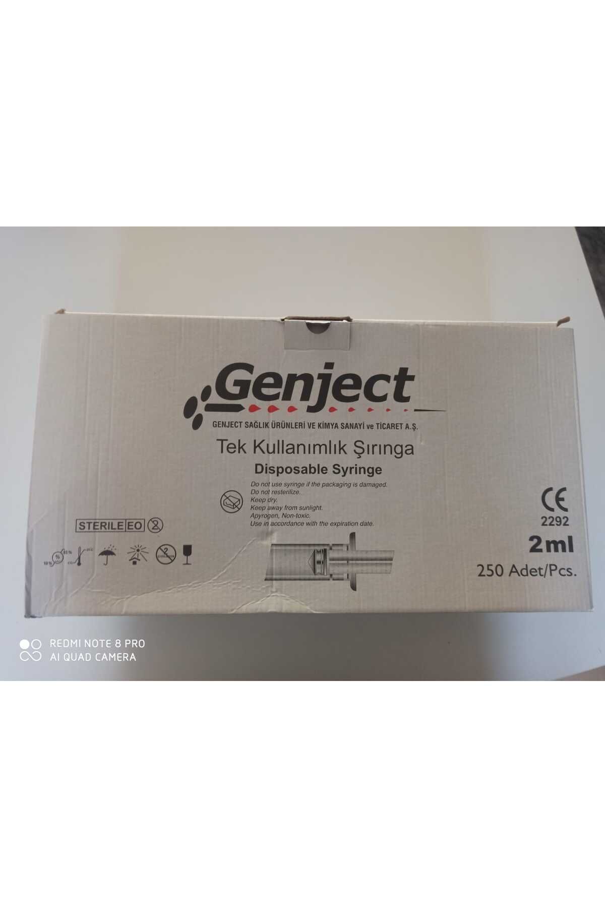 Genject 2 ML ENJEKTÖR 250 ADET