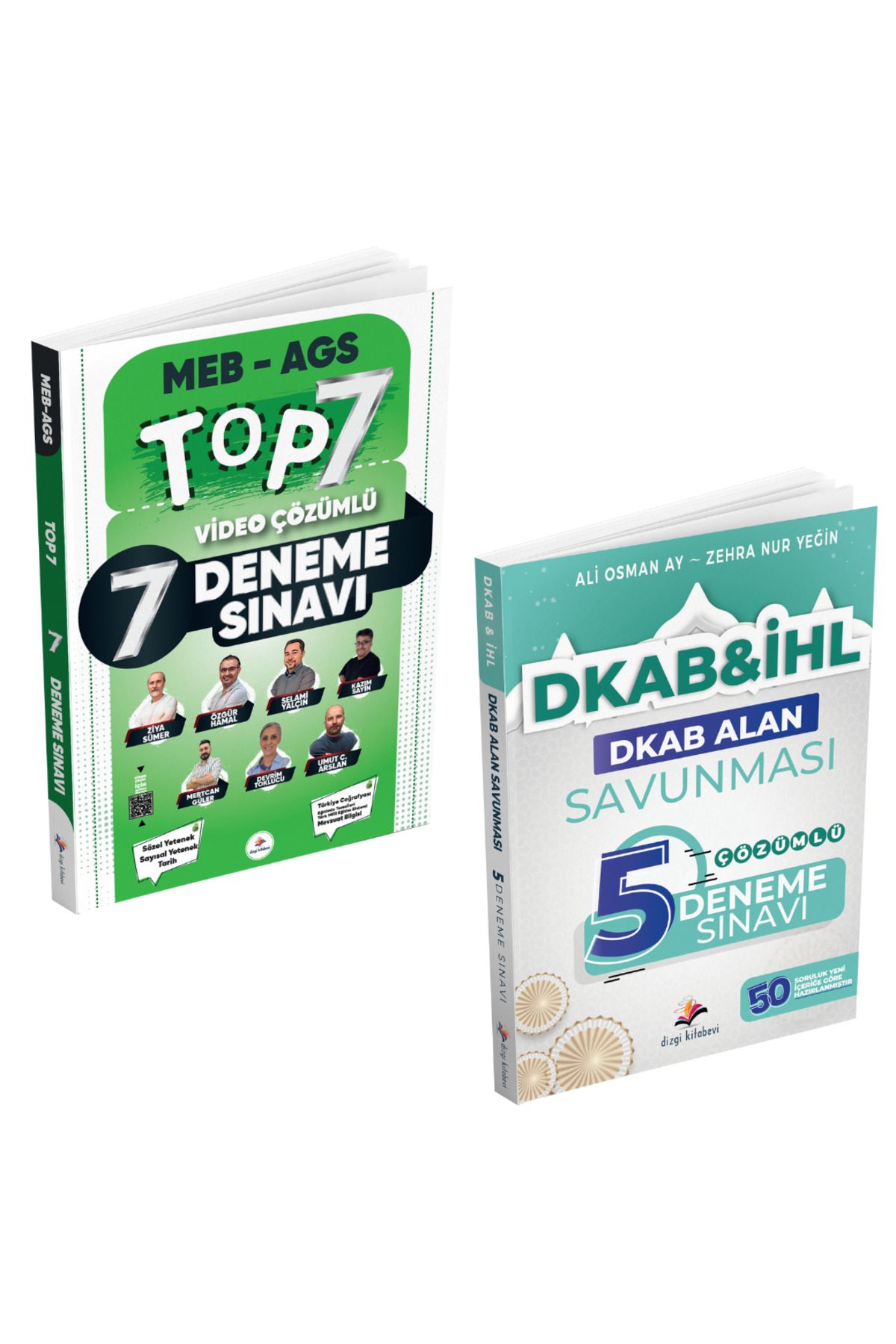 Dizgi Kitap 2025 ÖABT DKAB İHL Alan Savunması 5 Deneme ve Meb Ags TOP 7 Video Çözümlü 7 Deneme Seti