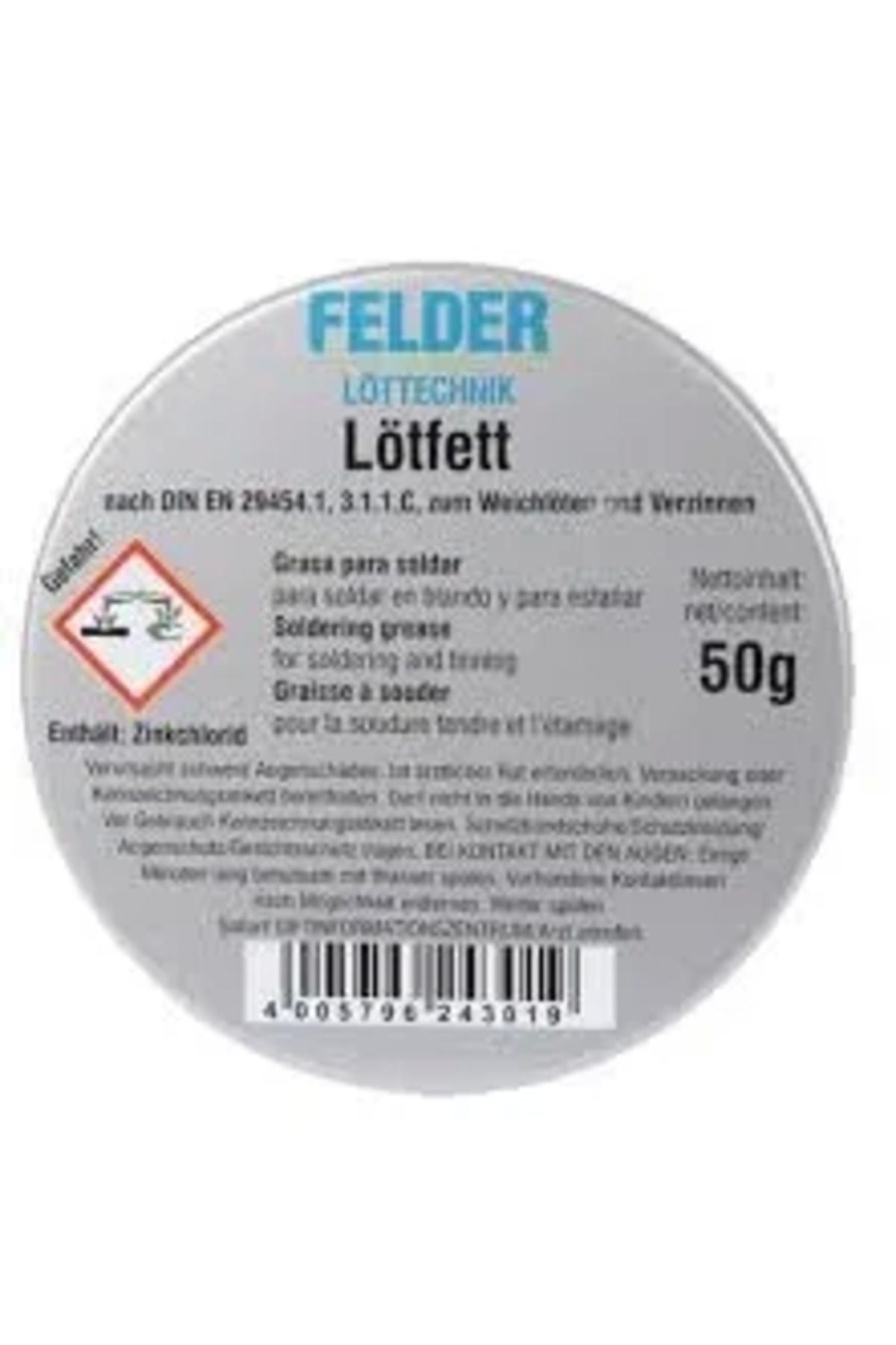 thebestnzm Felder Lötfett Lehim Pastası 50 Gr
