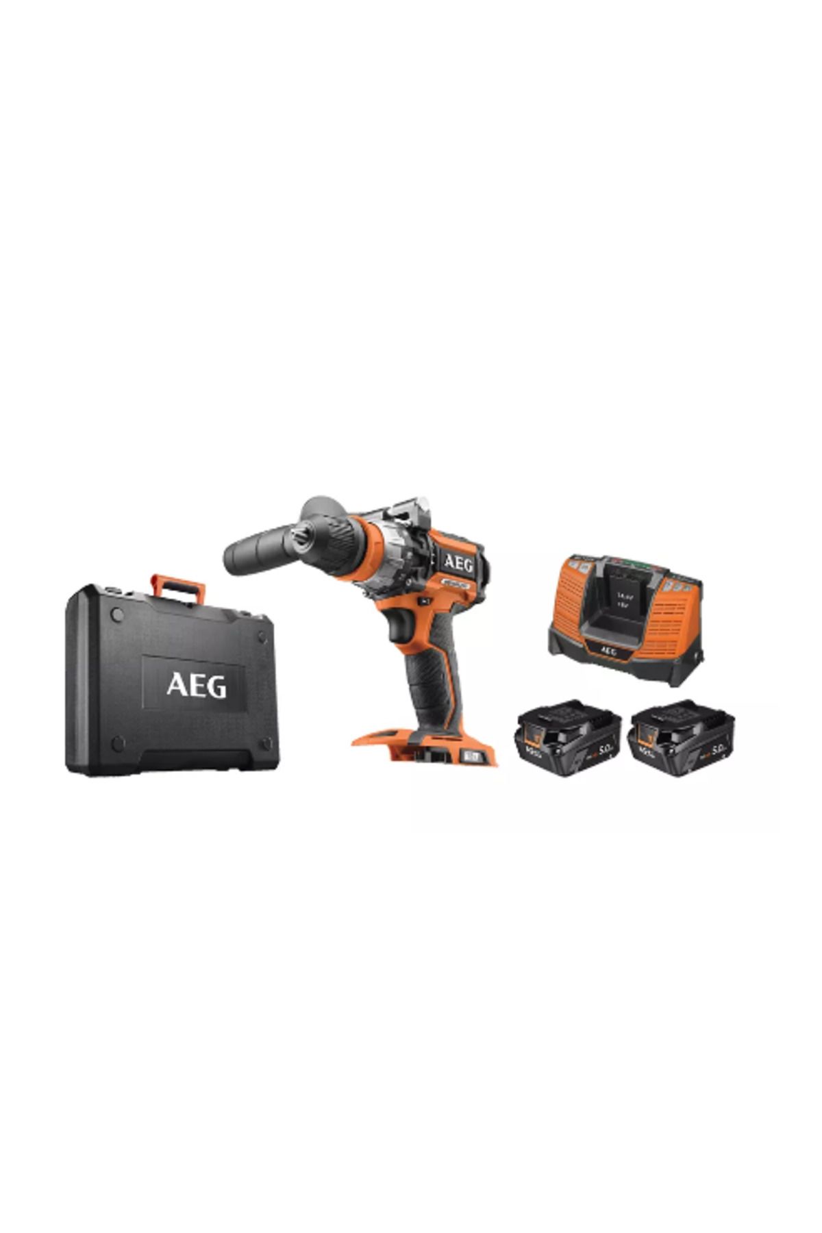 AEG BSB18CBL-502C KÖMÜRSÜZ DARBELİ MATKAP 5.0 Ah