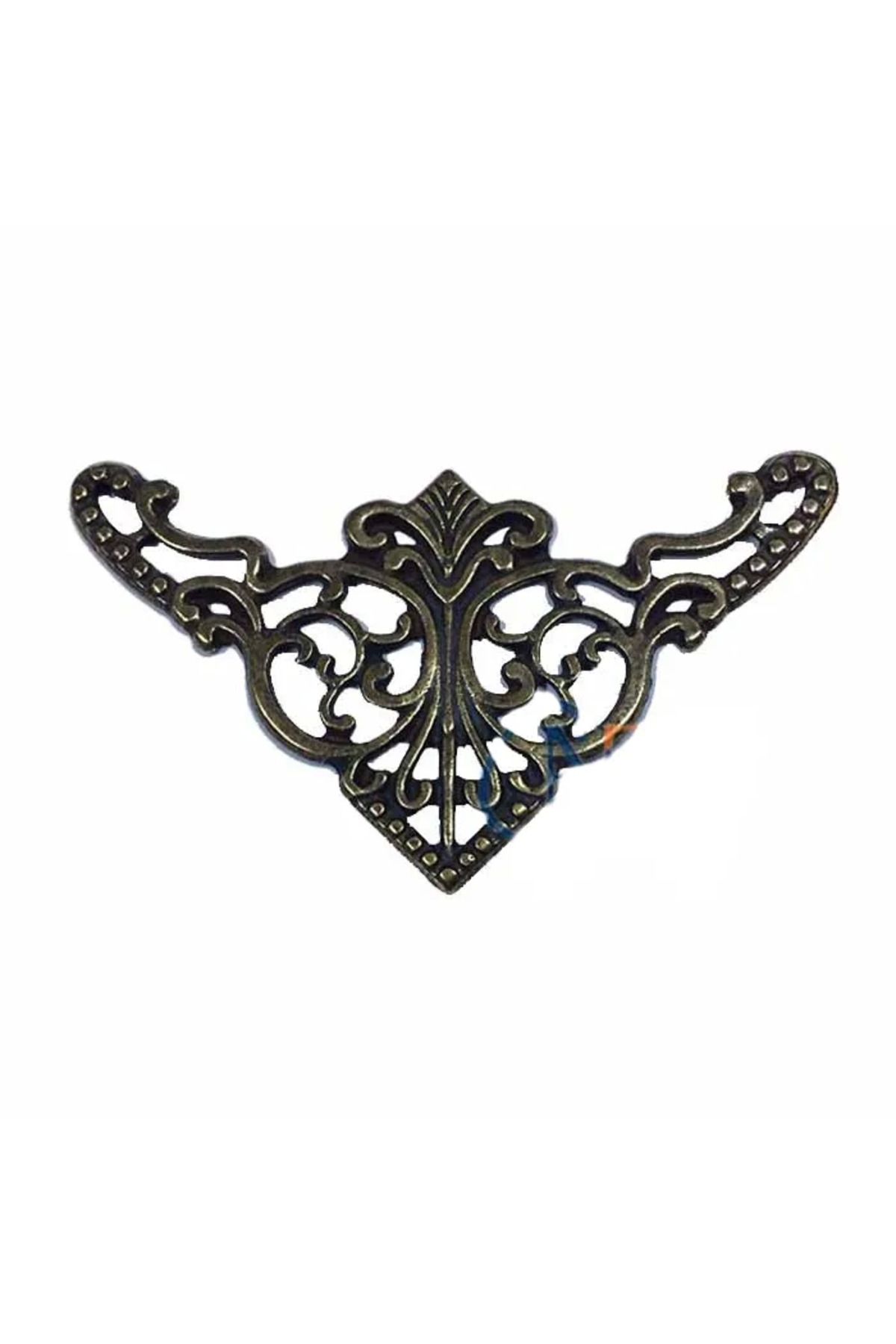 thebestnzm Dekoratif Köşe Süsü, Köşelik - Büyük, 31X55Mm, Antik, 1 Adet