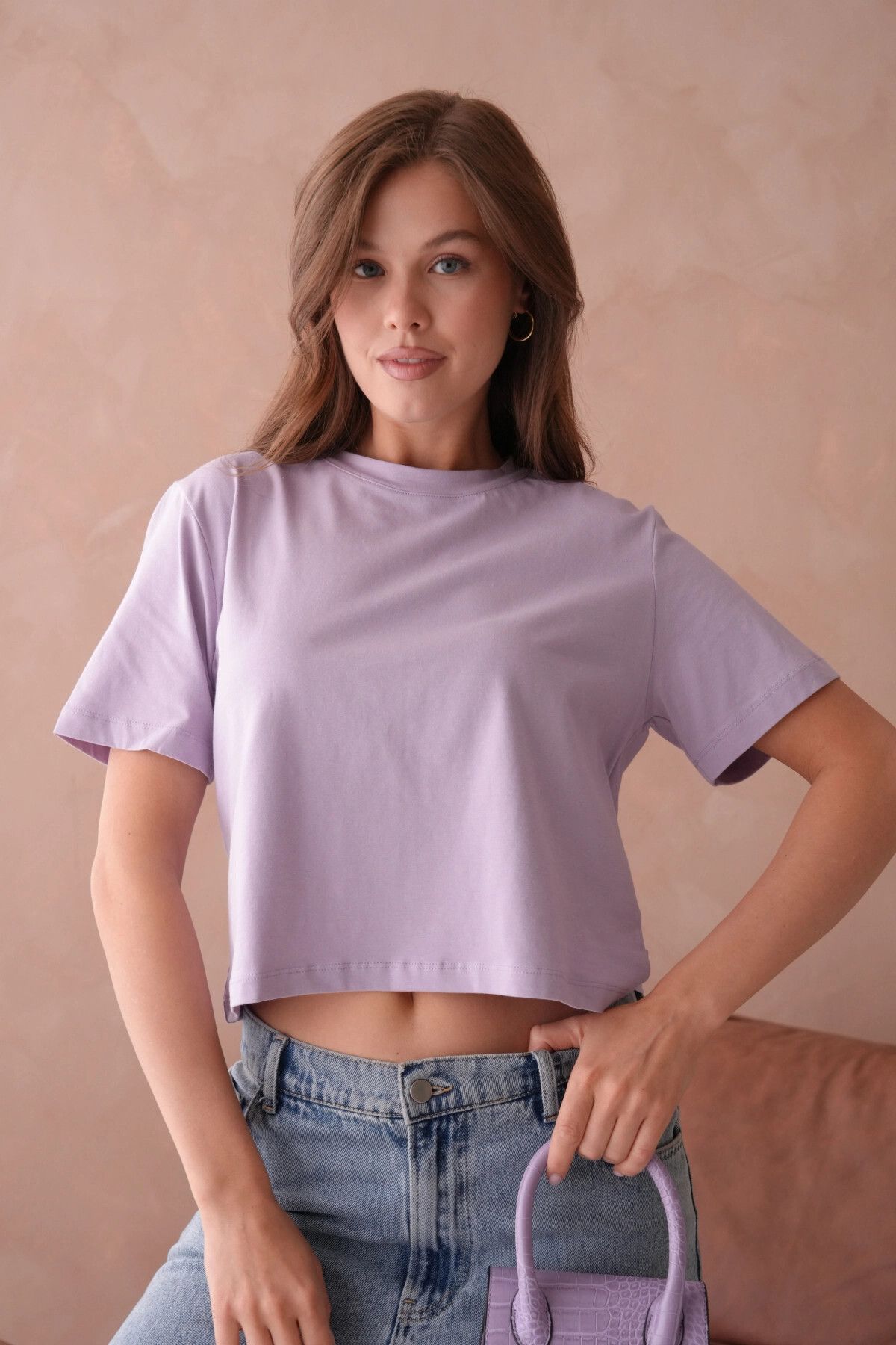 Park Karon Kısa Kol Basic T-Shirt