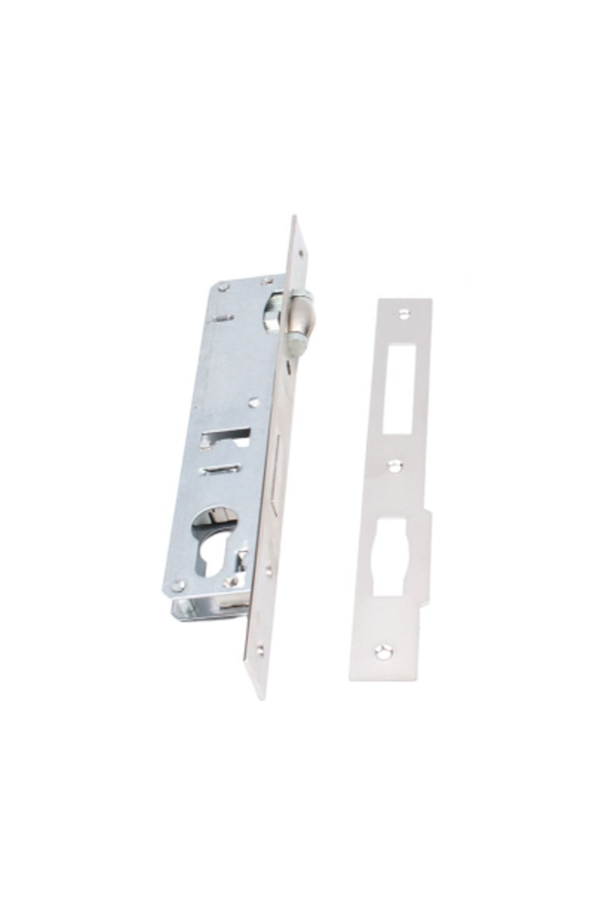 Kale Kilit Kale 155 20mm Silindirli Daire Kilidi Makaralı - Nikel- Gövde