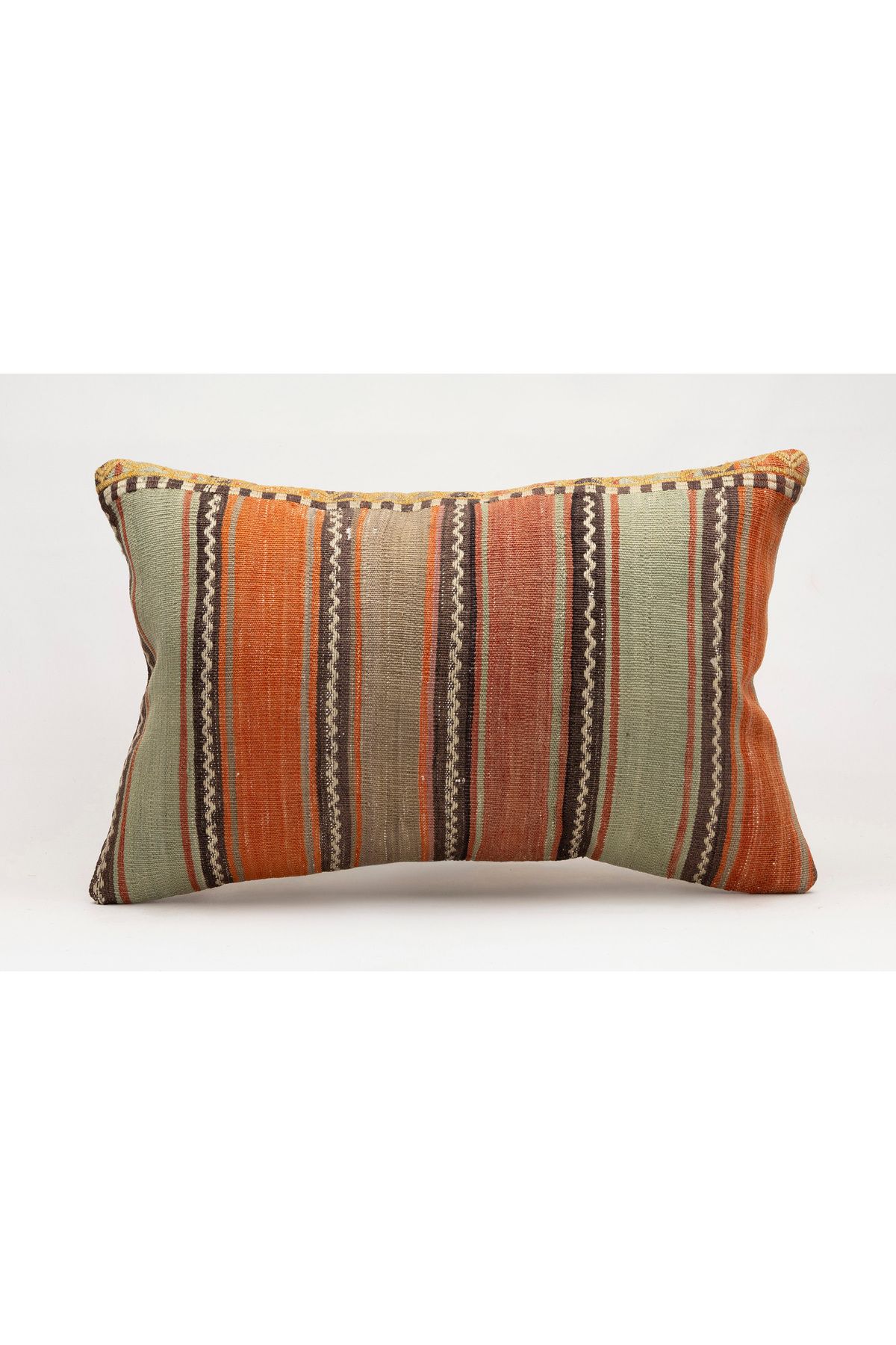 Kilim Whole Sale El Yapımı Kilim'den Yapılmış Vintage Yastık Kırlent Kılıfı, 40x60 cm