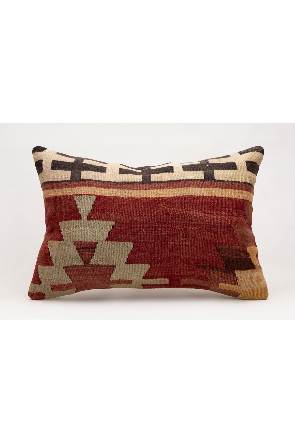 Kilim Whole Sale El Yapımı Kilim'den Yapılmış Vintage Yastık Kırlent Kılıfı, 40x60 cm