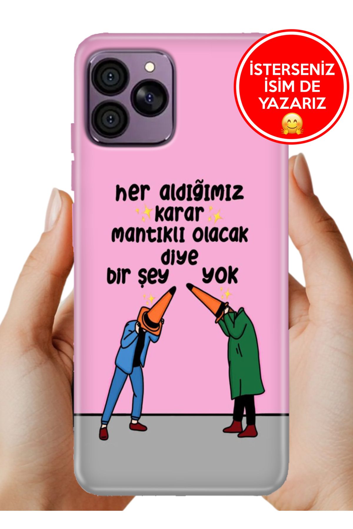 Hikıng A41 Kılıf Desenli Baskılı TR-Üretim Kapak Silikon Mantıklı Karar