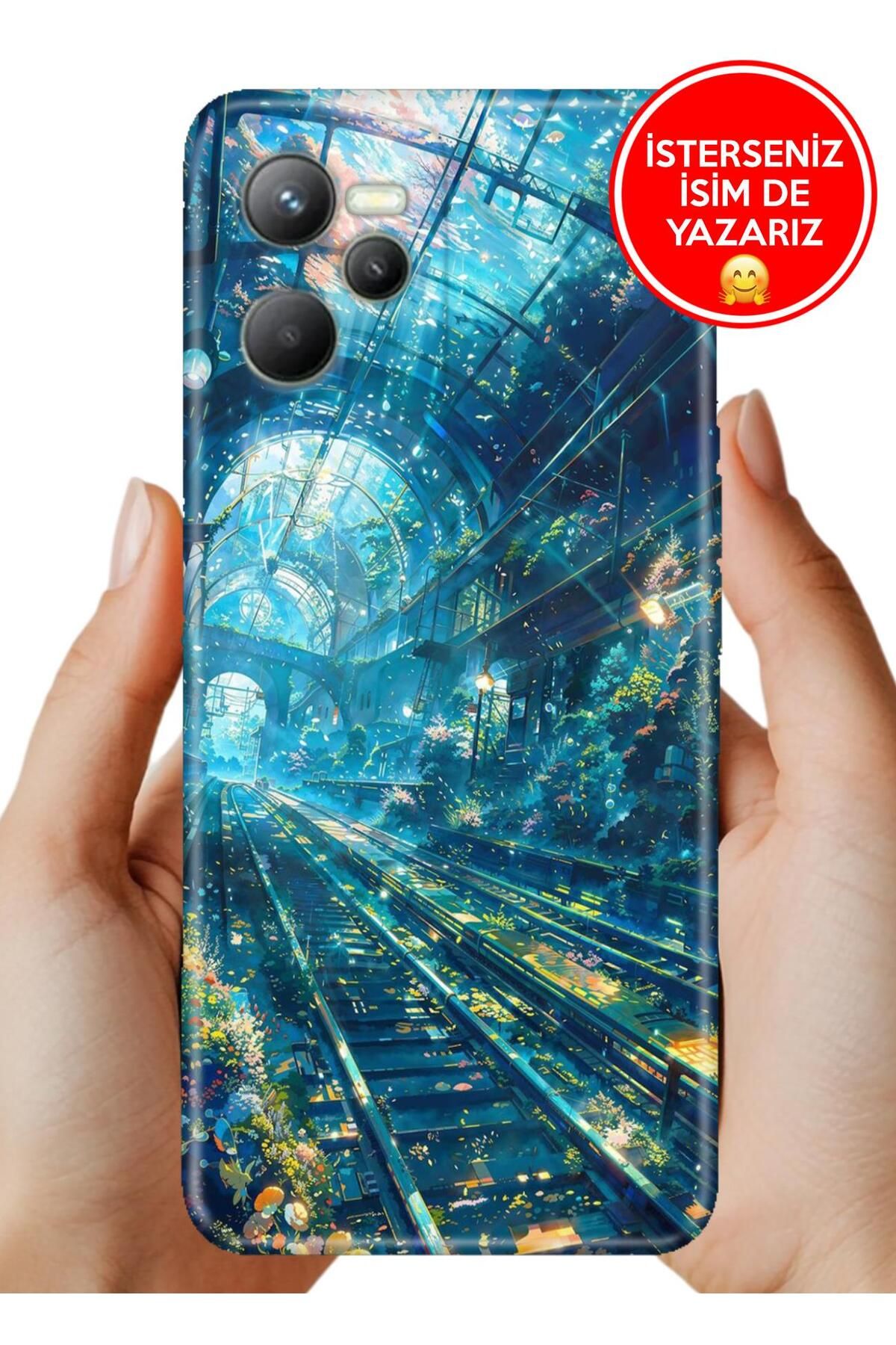 realme C35 Kılıf Tam Rubber Esnek Silikon Full Koruma Sular Altında