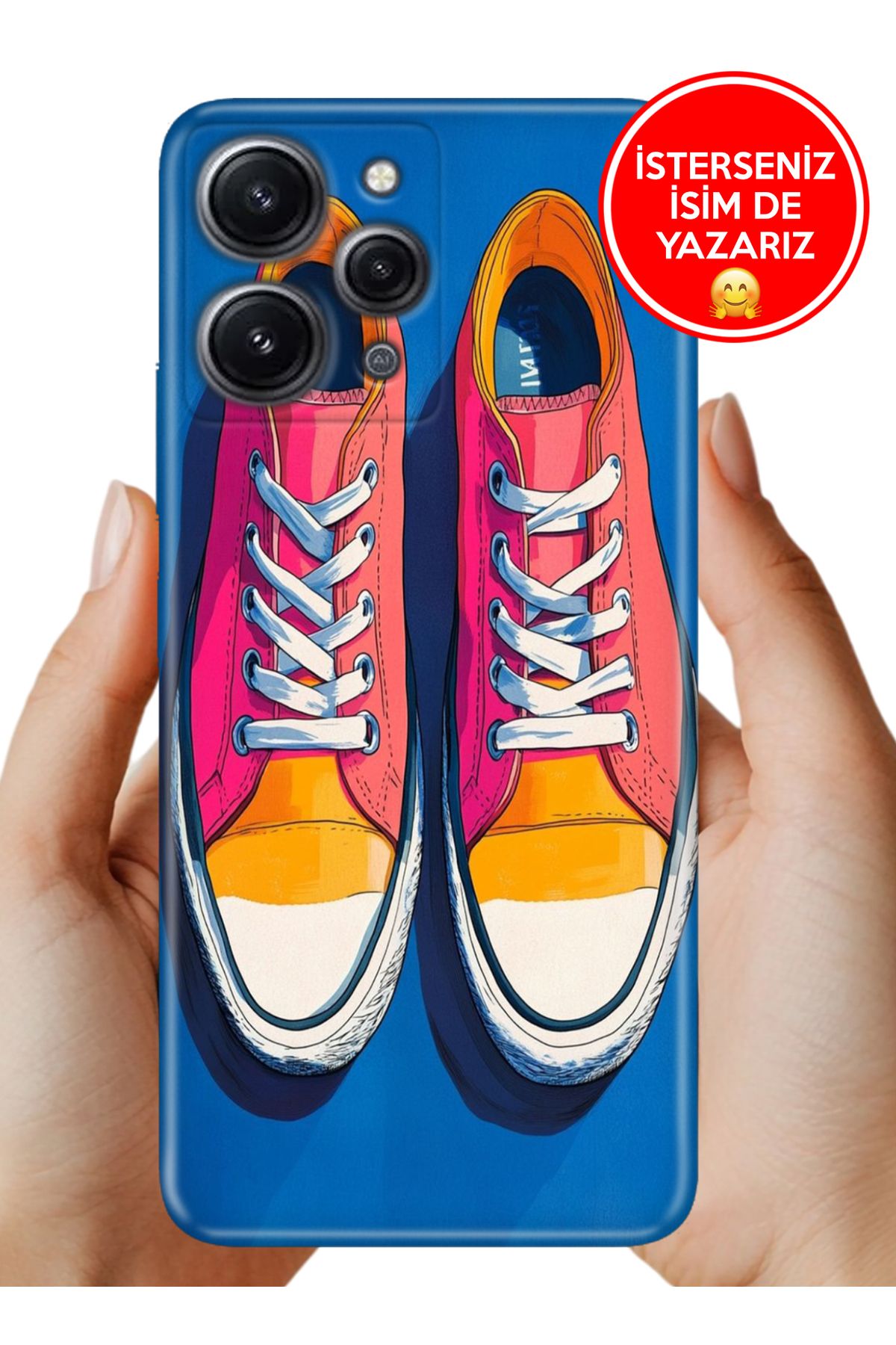 Cekuonline Xiaomi Redmi 12 Kılıf Desenli İsimli / İsimsiz Silikon Relaxmode