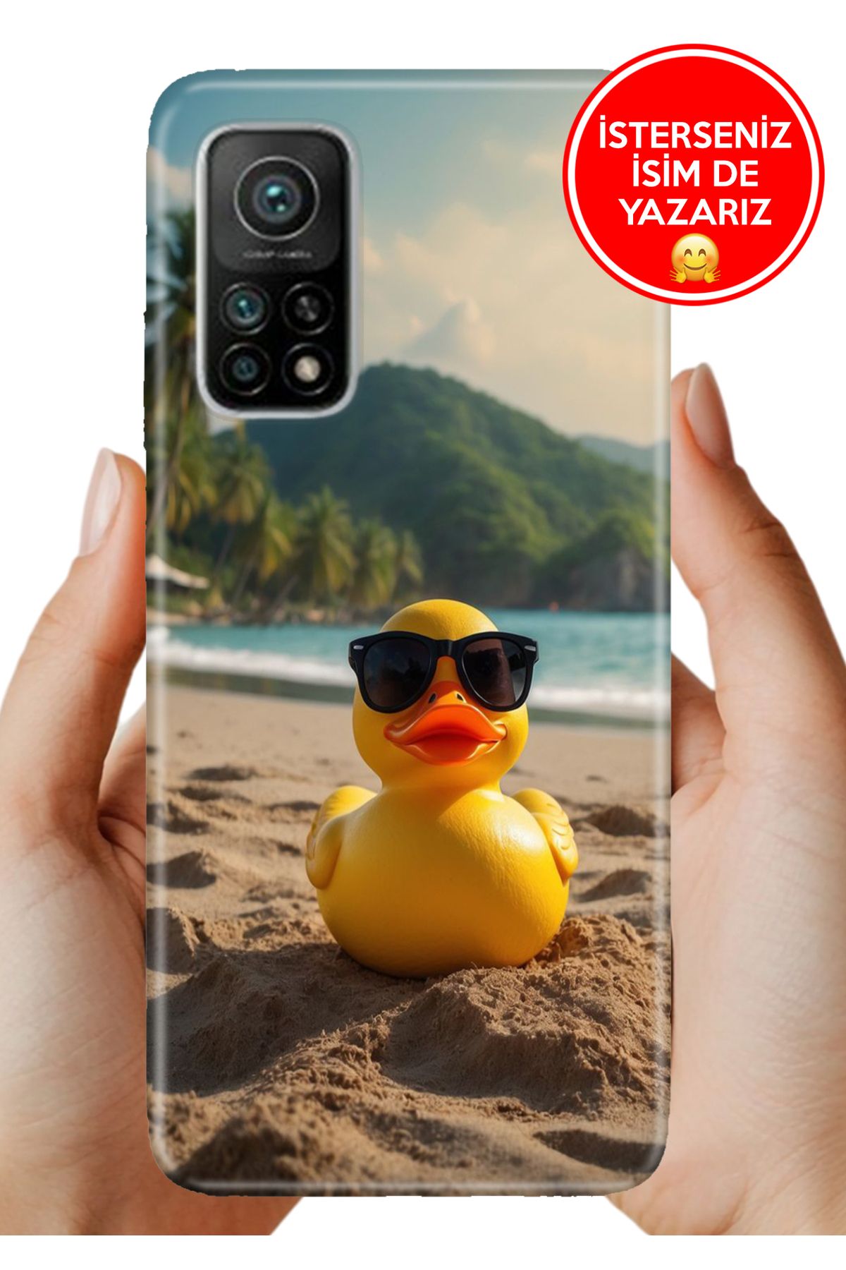 Cekuonline Xiaomi Mi10T - Mi 10T Pro Kılıf Telefon Kılıfı Tasarım Kapak Yaz Güzeli