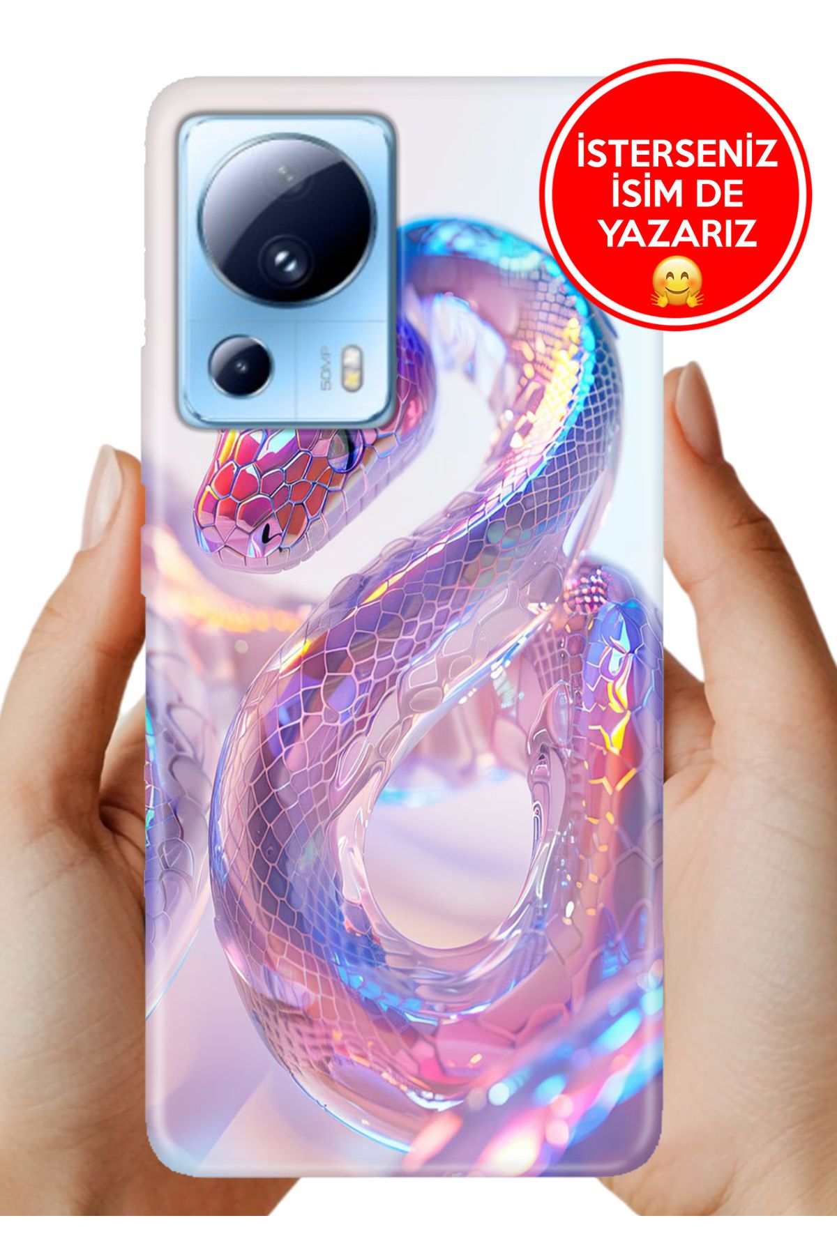 Cekuonline Xiaomi Mi 13 Lite Kılıf Desenli Baskılı Kamera Korumalı ZRR Silikon Akrabalarım