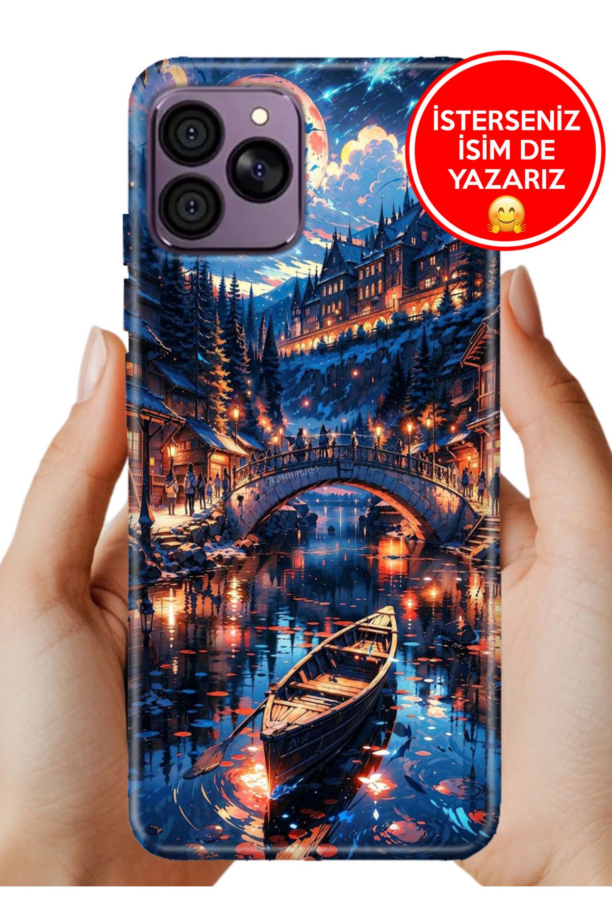 Hikıng A41 Kılıf Telefon Kılıfı Tasarım Kapak Venice Night
