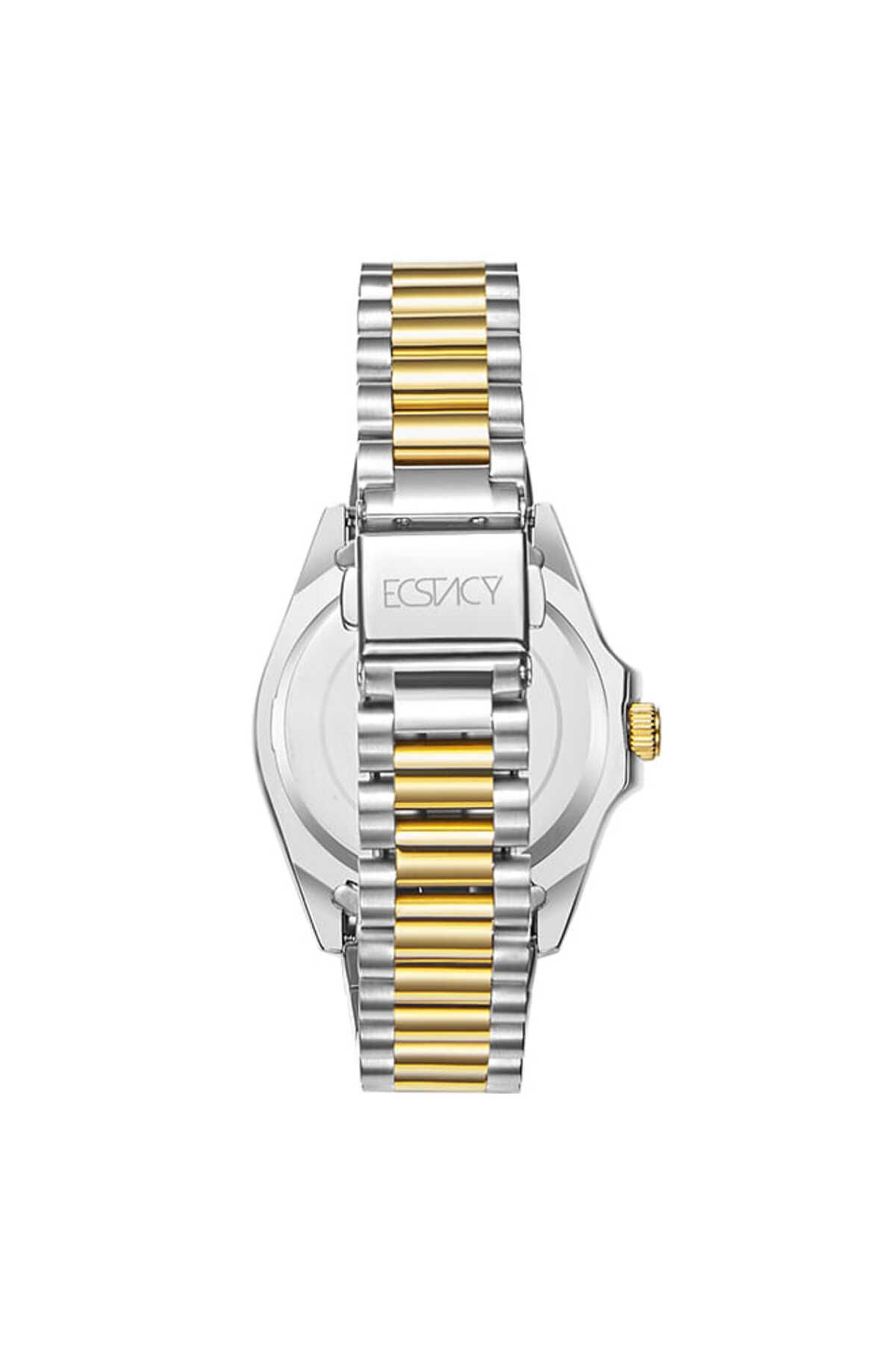 ECSTACY-Women's Multi Function Silver Dial Watch - E23615-TBTS 3
