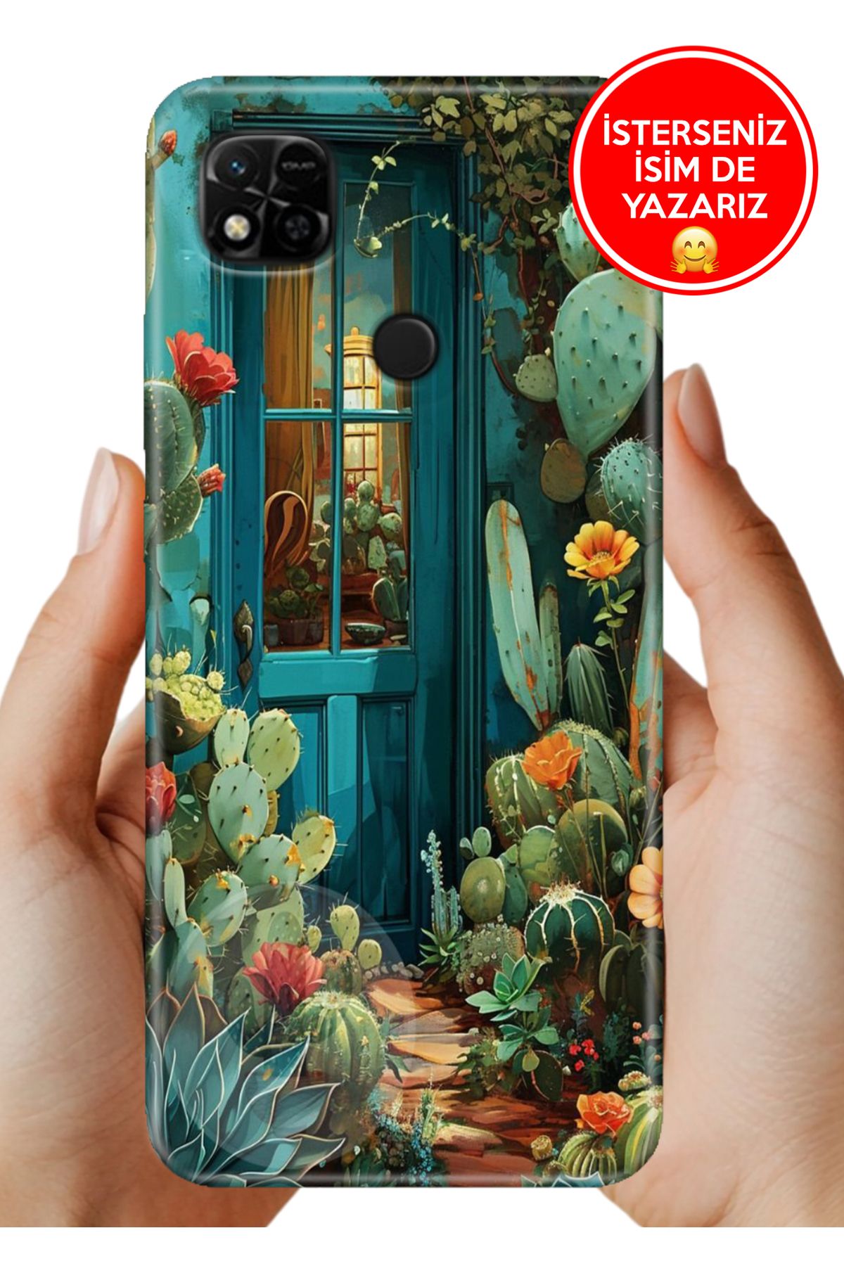 Cekuonline Xiaomi Redmi 10A Kılıf UvBaskı Özel-Tasarım Silikon Arizona Texas