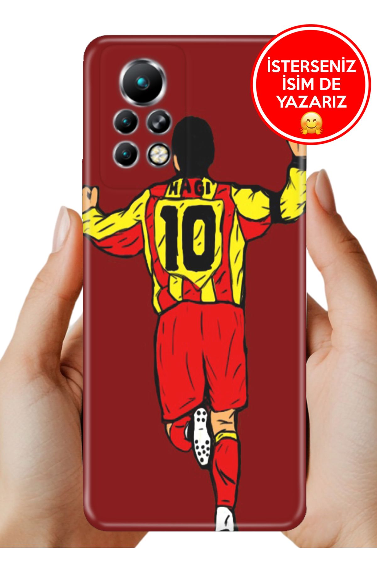 Cekuonline İnfinix Note 11 Pro Kılıf Desenli Baskılı Kamera Korumalı ZRR Silikon Hagi