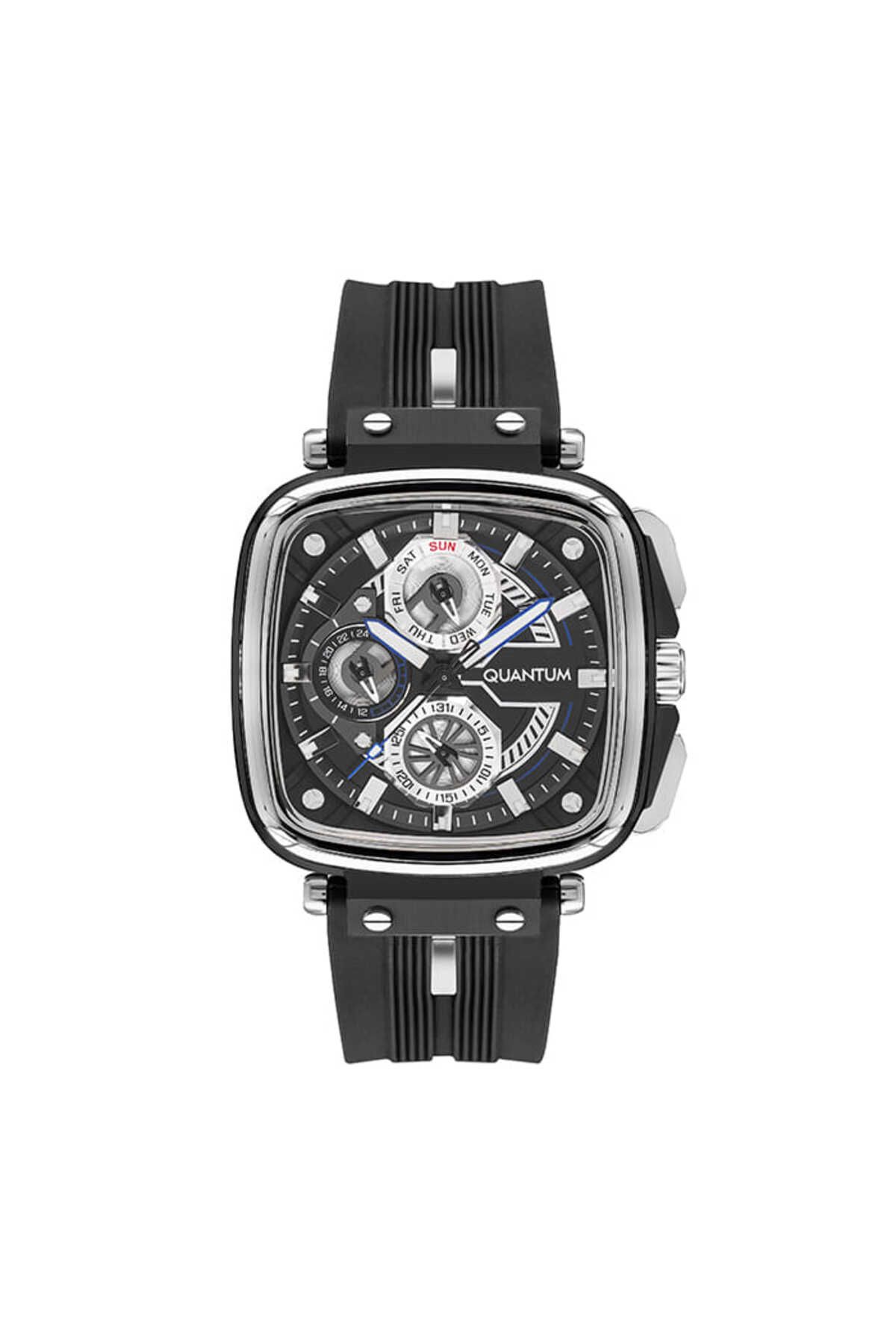 Quantum-Quantum Men's Multi Function Black Dial Watch - PWG1014.351 1
