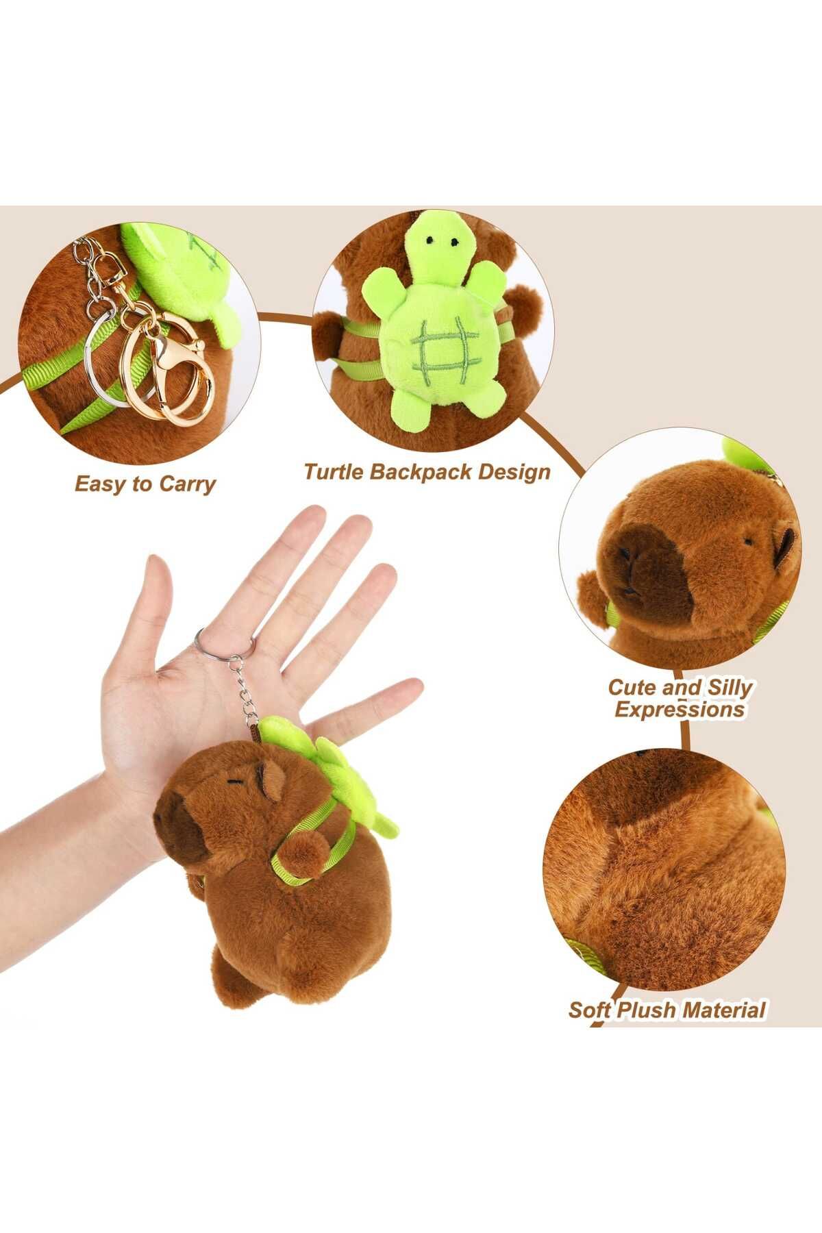 DÜKKAN DESİGN DÜKKAN design Cappy Bara Peluş Anahtarlık