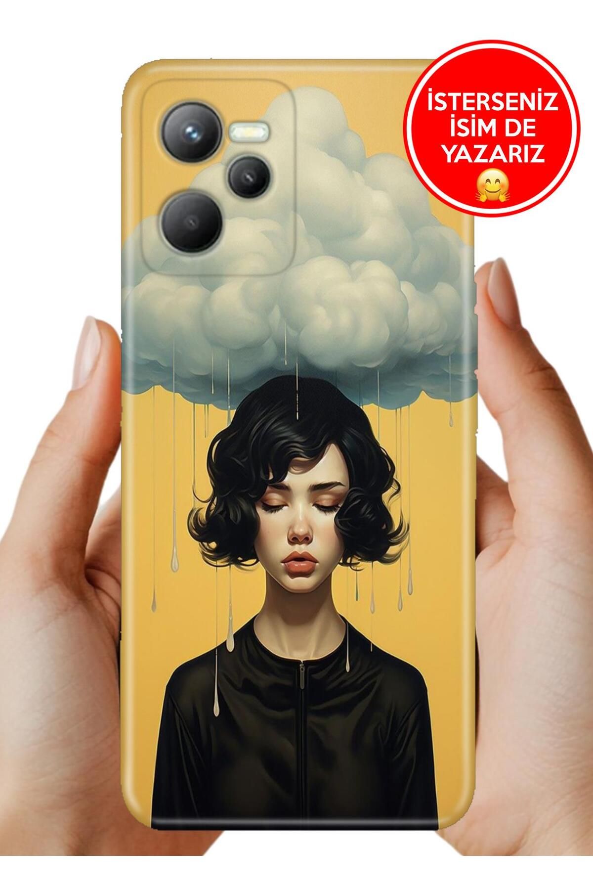 realme C35 Kılıf Telefon Kılıfı Tasarım Kapak Yalnız Başına