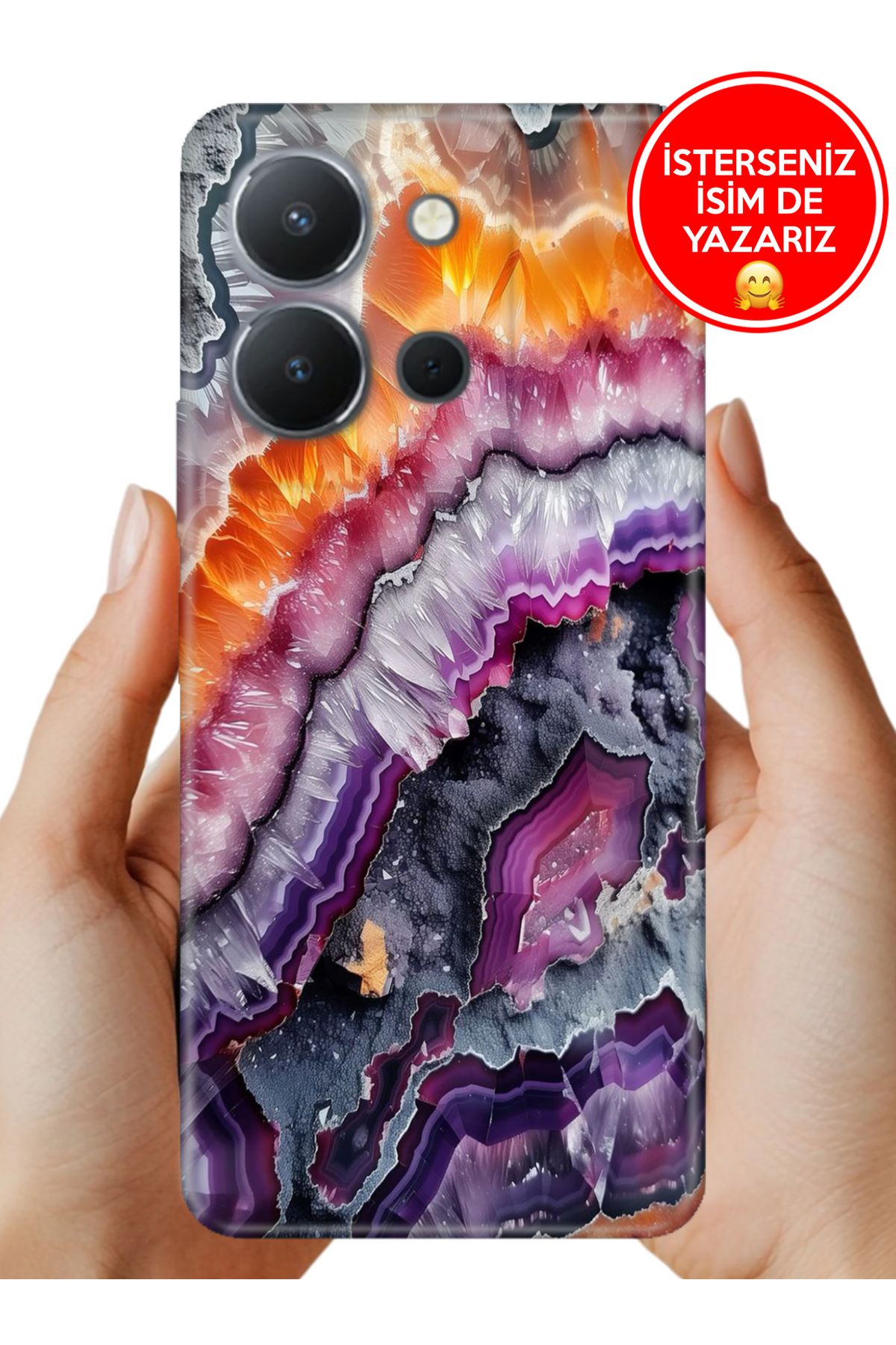 Cekuonline Vivo Y36 Uyumlu Kılıf 6.64" Gizli Hazine