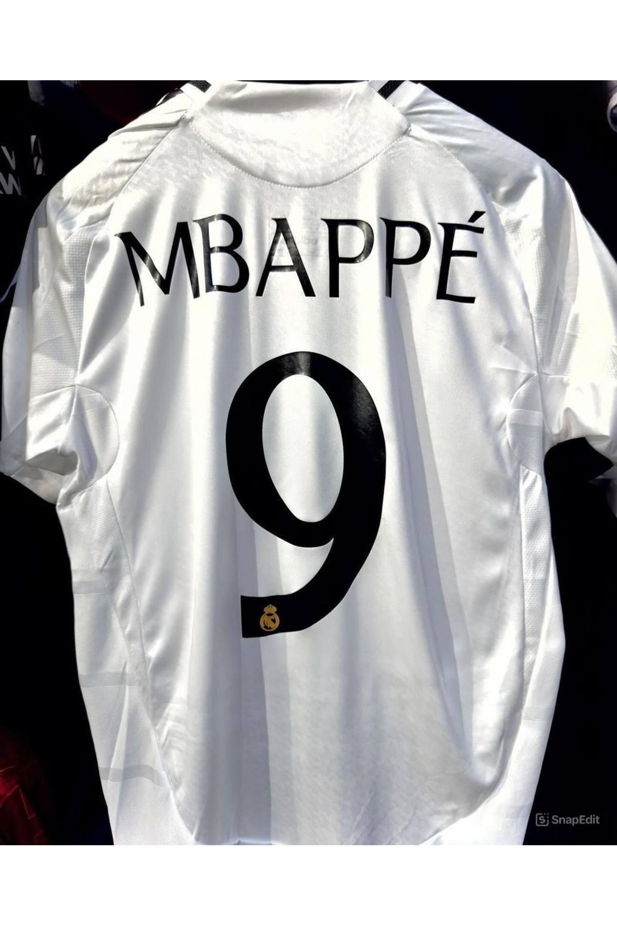kombinezyum Real Madrid 2024/25 Sezonu #9 MBAPPE İç Saha Forması Beyaz